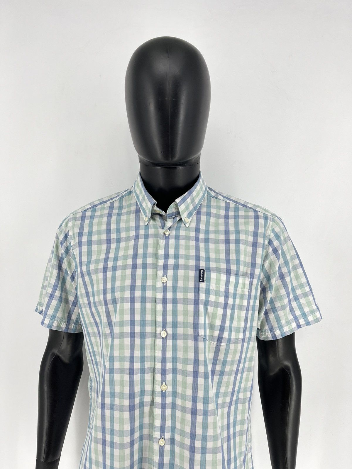 Barbour × Vintage Vintage Barbour Plaid Blake Cotton Flannel Casual Size US M / EU 48-50 / 2 - 1 Thumbnail