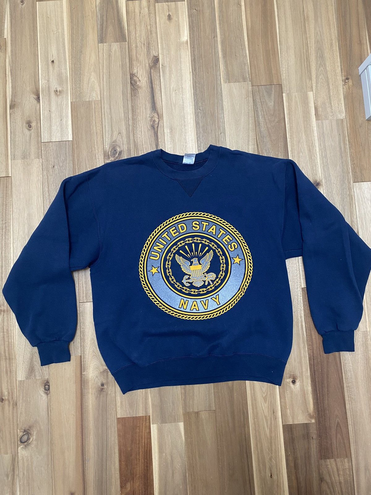 Soffe Vintage US Navy Military Crewneck Sweatshirt Made in USA Size US L / EU 52-54 / 3 - 5 Thumbnail
