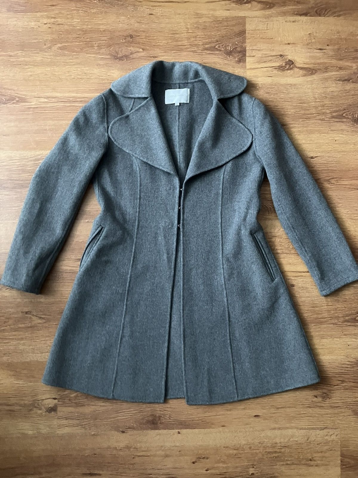 Vintage Grey Vintage Cigno Nero Coat Wool Casual Flared Size M / US 6-8 / IT 42-44 - 1 Thumbnail