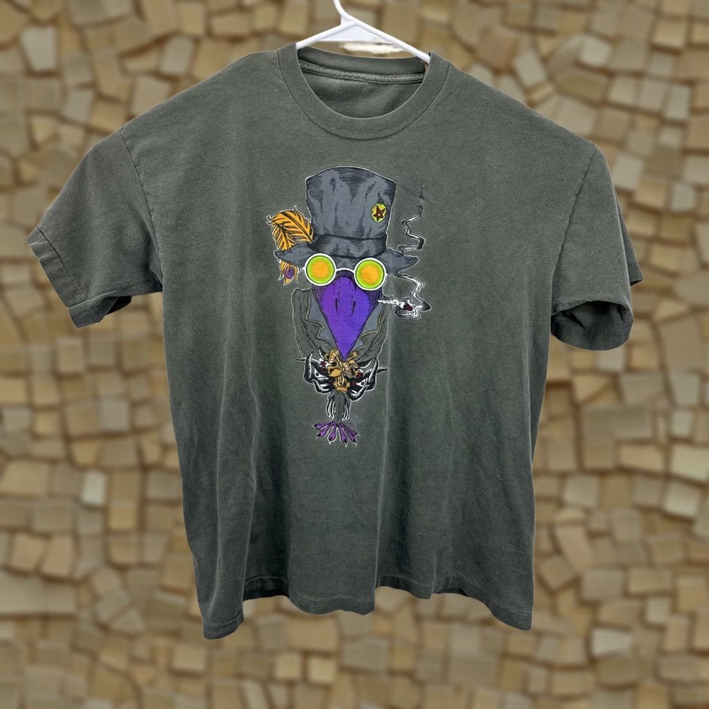 Fruit Of The Loom VINTAGE The Black Crowes T-Shirt XL Green Unisex Adults Shirt 90s Band Rock Logo Graphic Print Short Sleeve Crew Neck Cotton Knit Size US XL / EU 56 / 4 - 1 Thumbnail