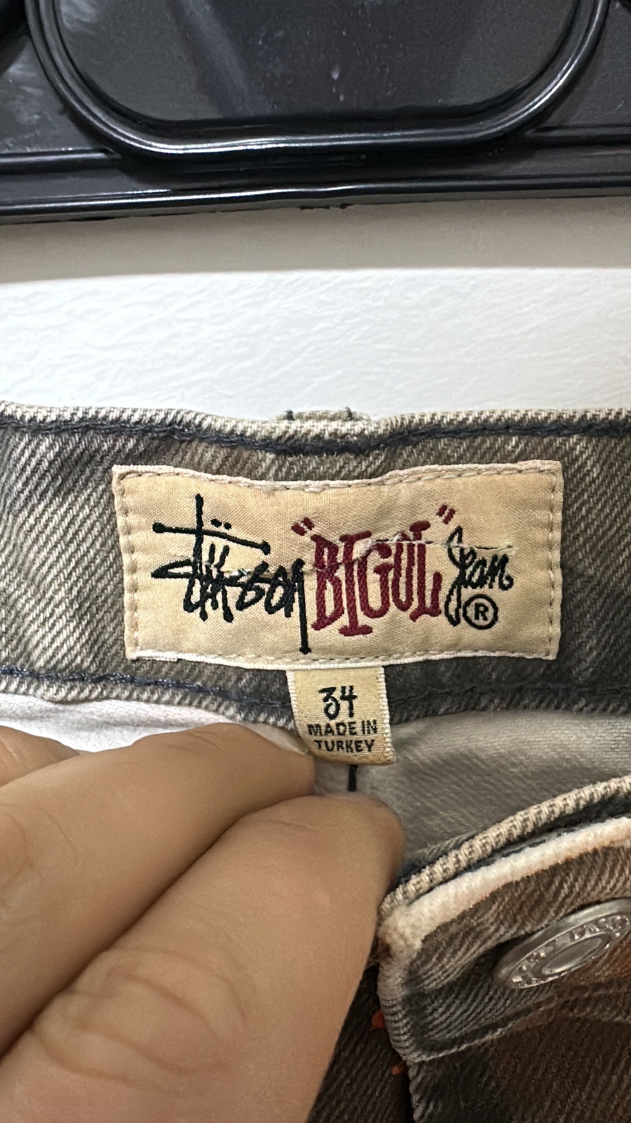 Stussy Stussy Spray Dye Big Ol Jean Orange Camo Size 34 Size US 34 / EU 50 - 6 Thumbnail