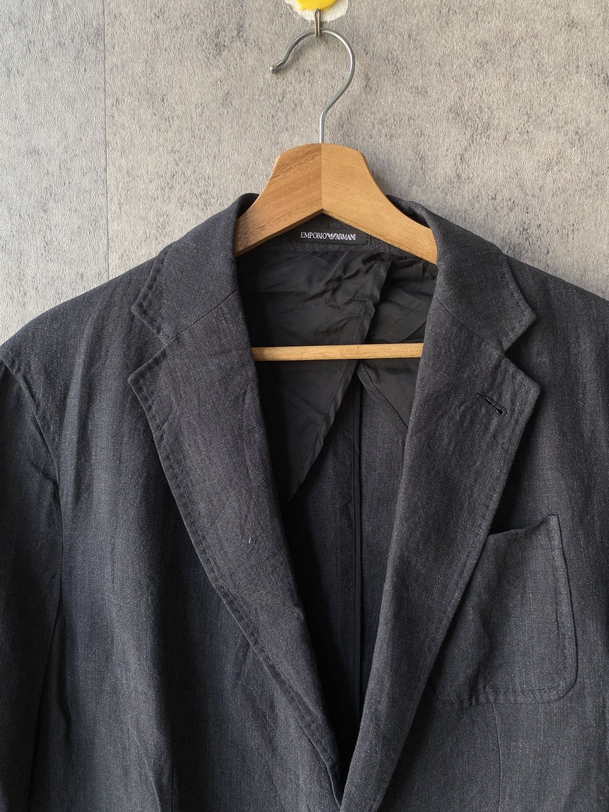 Emporio Armani Emporio Armani Linen Coat Jacket Size US M / EU 48-50 / 2 - 5 Thumbnail