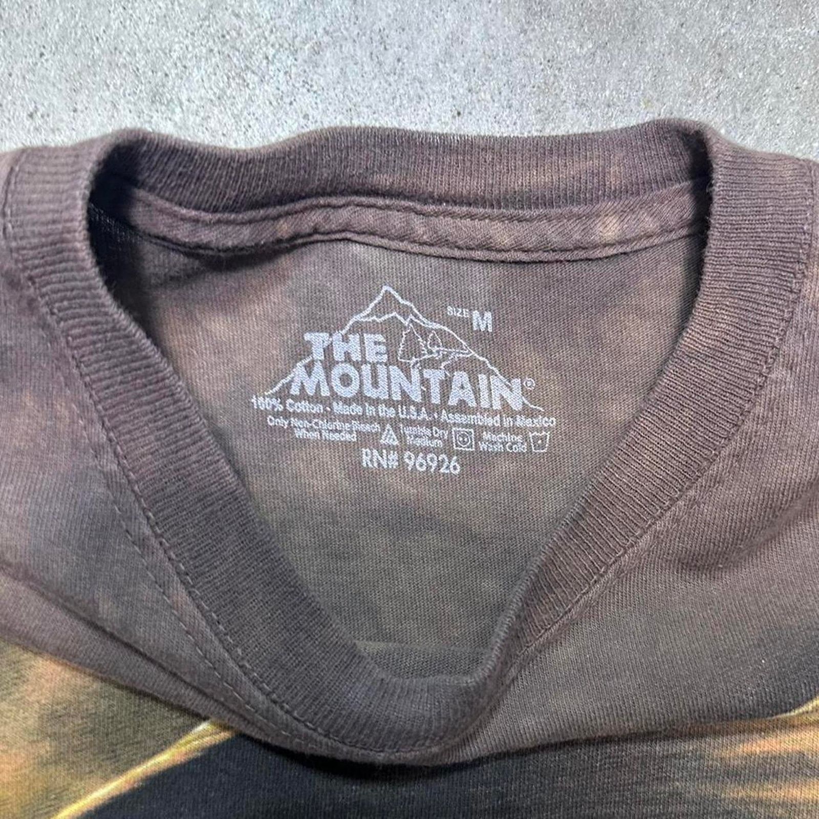 The Mountain The Mountain Eagle Tie Dye Tee Nature Animal Print Shirt Size US M / EU 48-50 / 2 - 4 Thumbnail