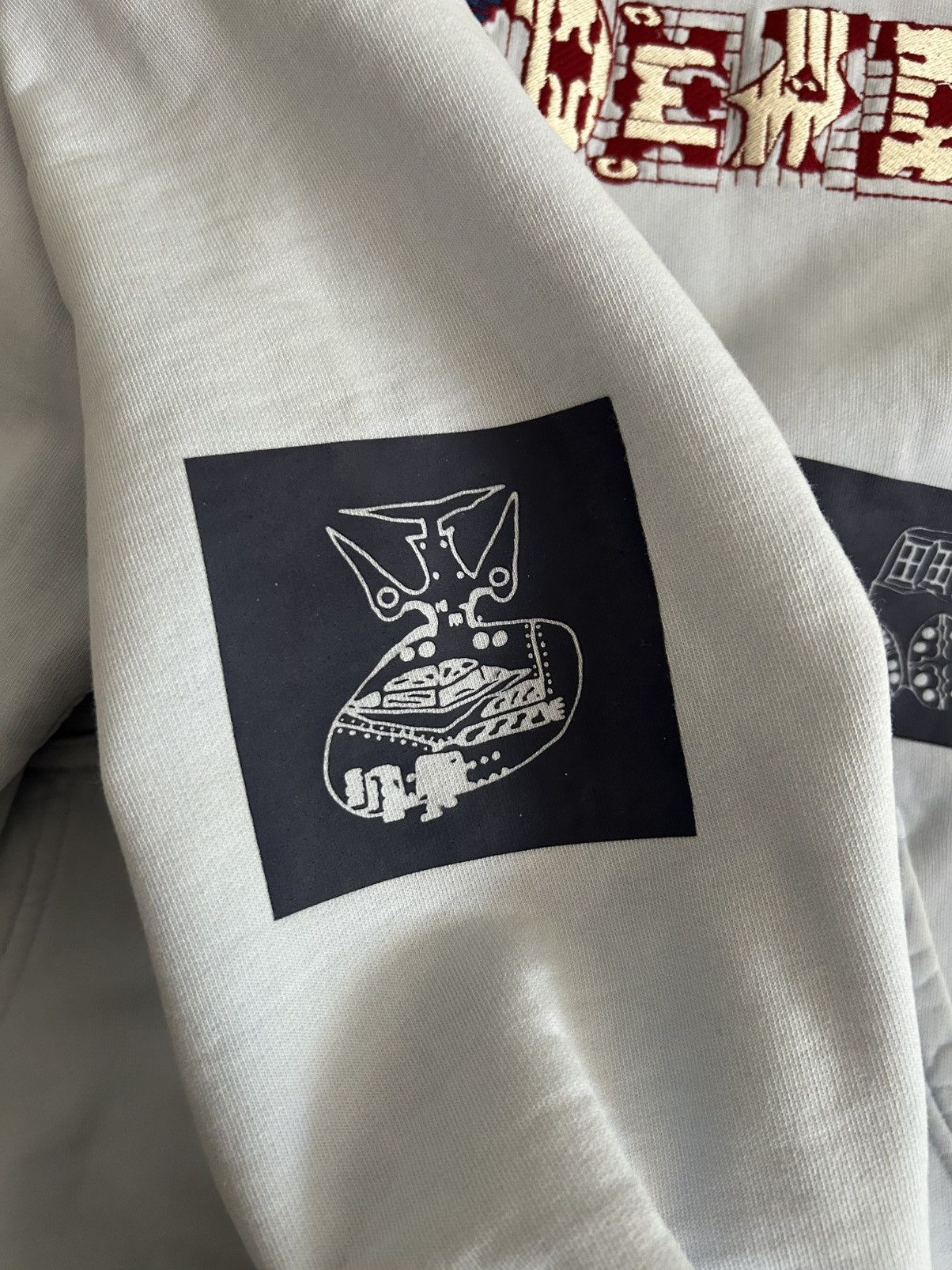 Brain Dead Brain Dead Light Blue Patch Hoodie Size US S / EU 44-46 / 1 - 4 Thumbnail
