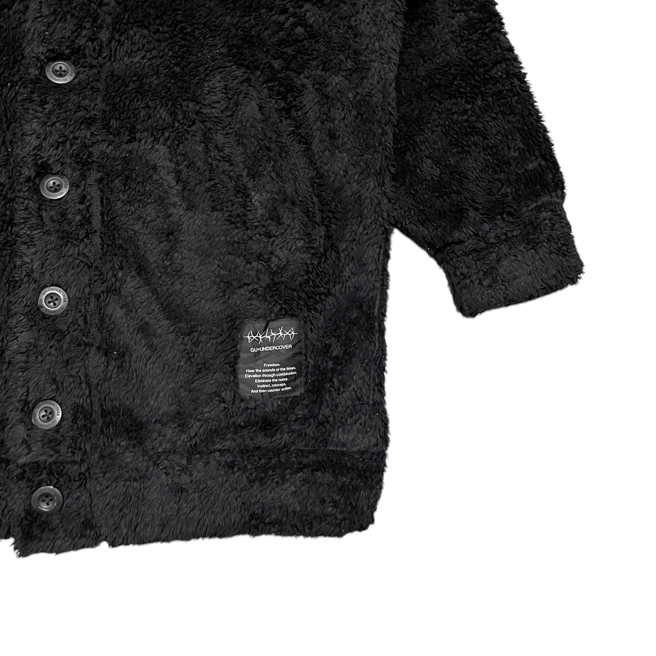 GU × Undercover Undercover x GU Faux Fur Cardigan Jacket Size US S / EU 44-46 / 1 - 4 Thumbnail