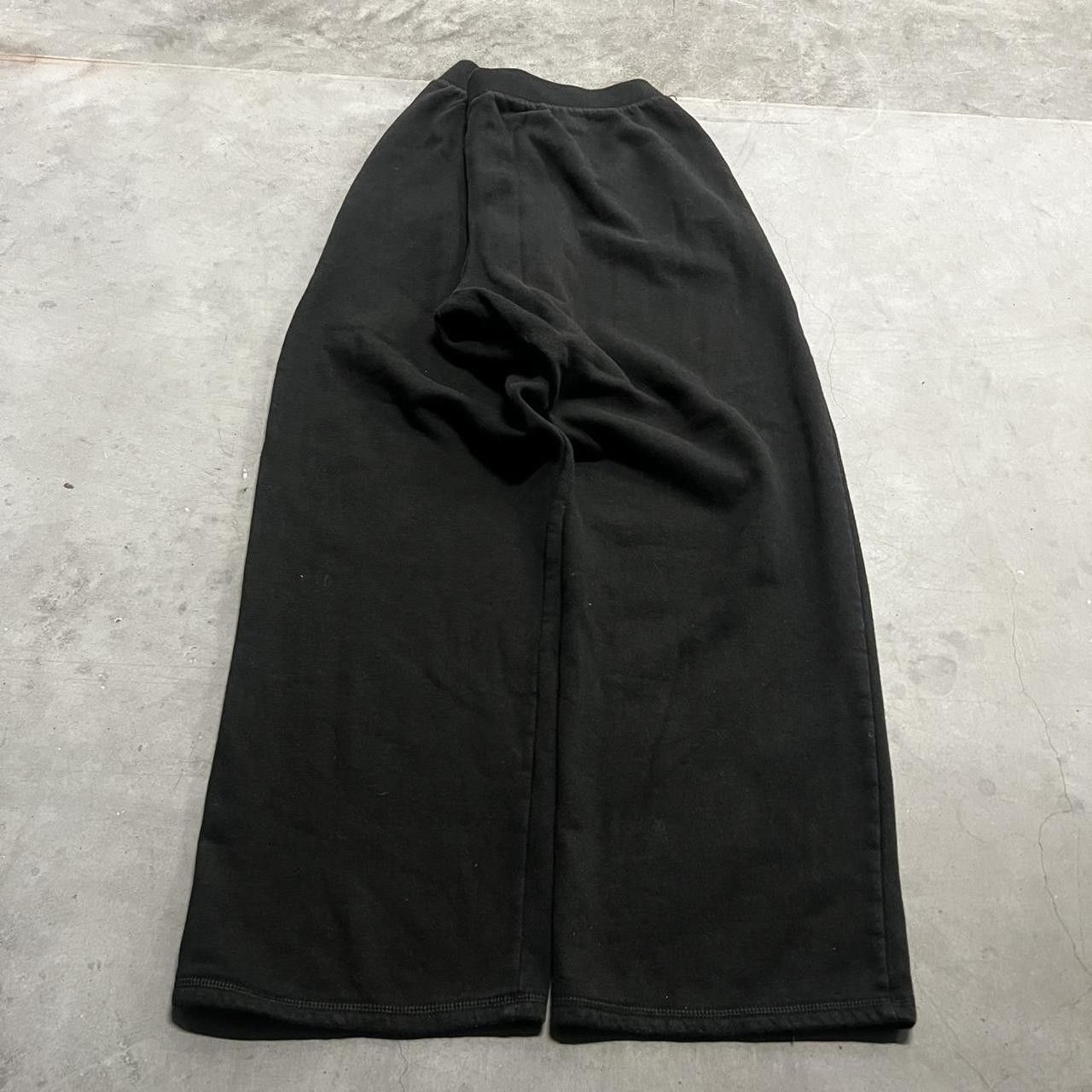 Japanese Brand × Vintage Vintage Y2K/2000s Baggy Black Sweatpants With Pockets! Size US 38 / EU 54 - 6 Thumbnail