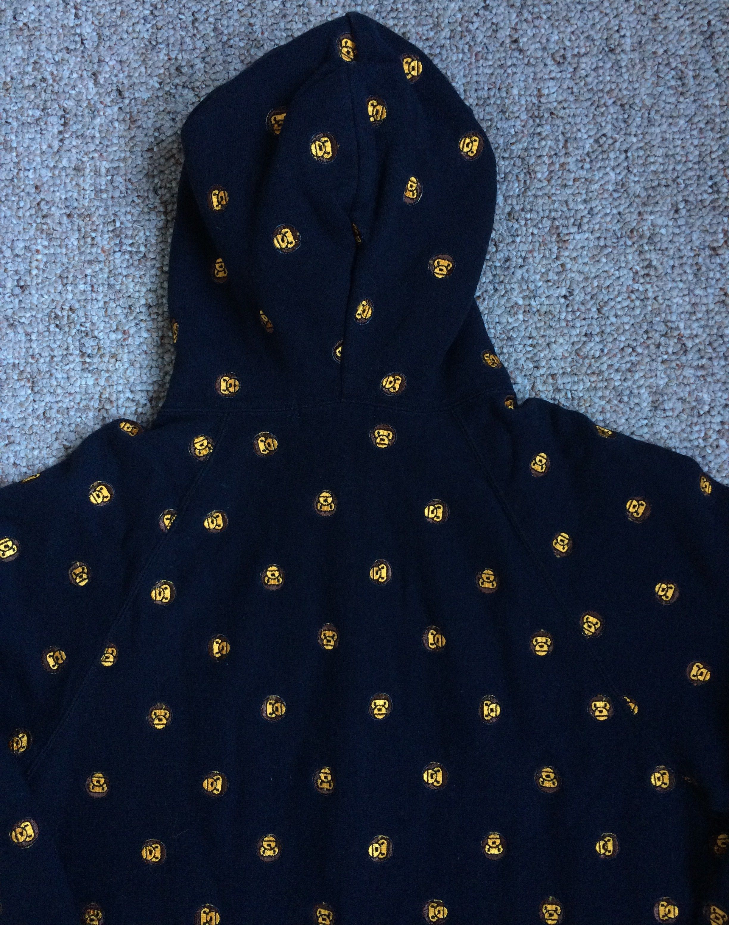 Bape Bape Baby Milo Embroidered Full Zip Hoodie Size US L / EU 52-54 / 3 - 7 Thumbnail