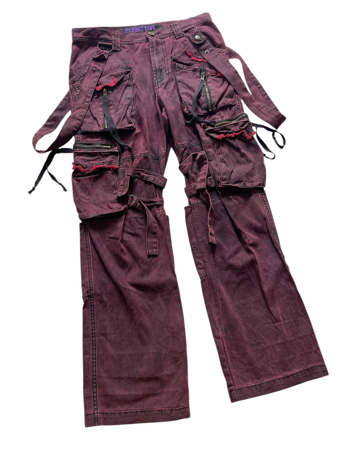 Japanese Brand Vintage Japanese Brand Parachute Bondage Cargo Pant Size US 32 / EU 48 - 4 Thumbnail