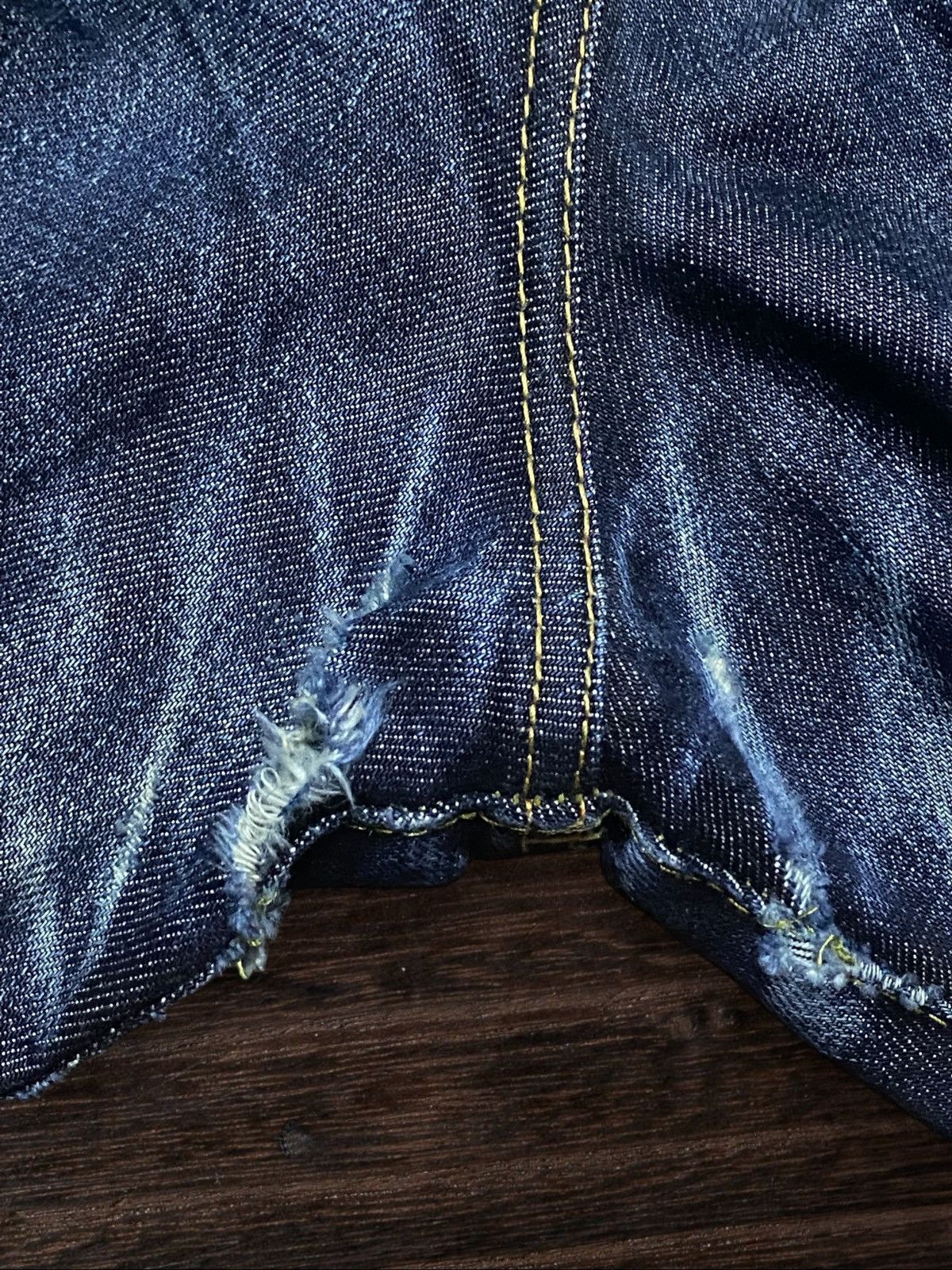 Burgus Plus Vintage Japanese Brand Burgus Blue Straight Fit Jeans Size US 30 / EU 46 - 12 Thumbnail