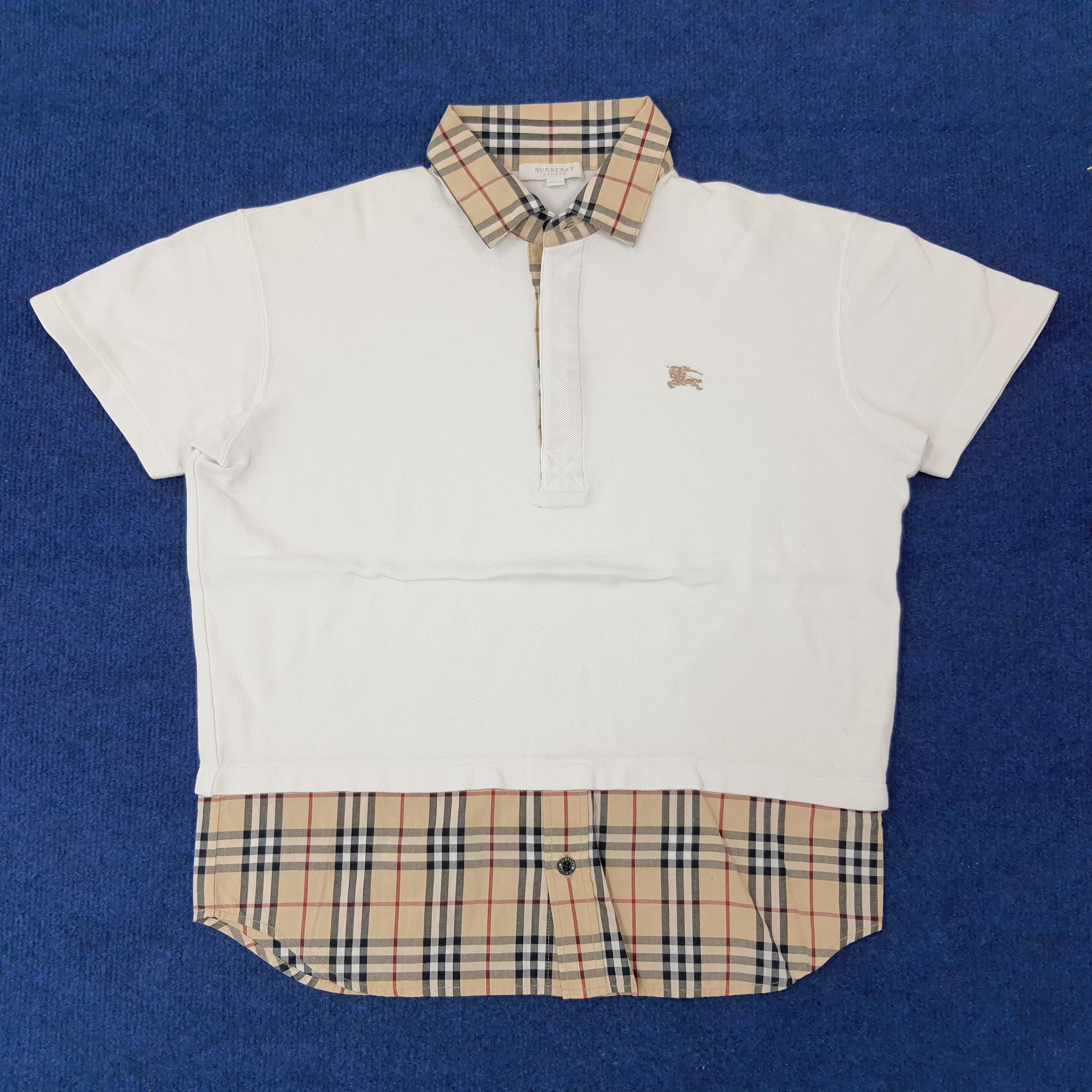Burberry Vintage Burberry London Nova Check Polo Shirt C249N79 Size M / US 6-8 / IT 42-44 - 1 Thumbnail