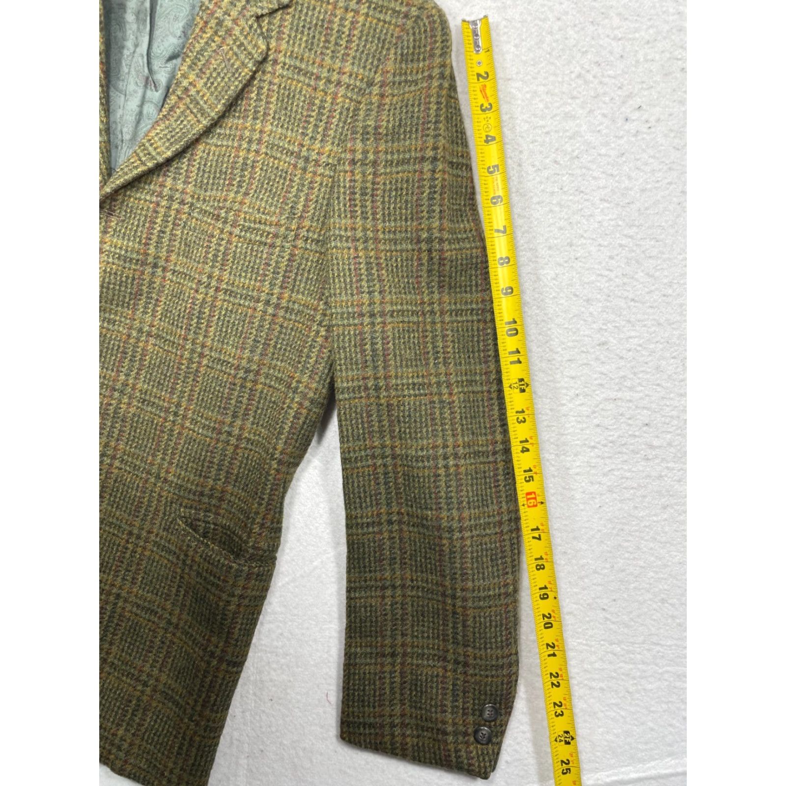 Vintage Warson Manor Blazer Mens 40 Wool Glen Check Shirt Size 40R - 7 Thumbnail