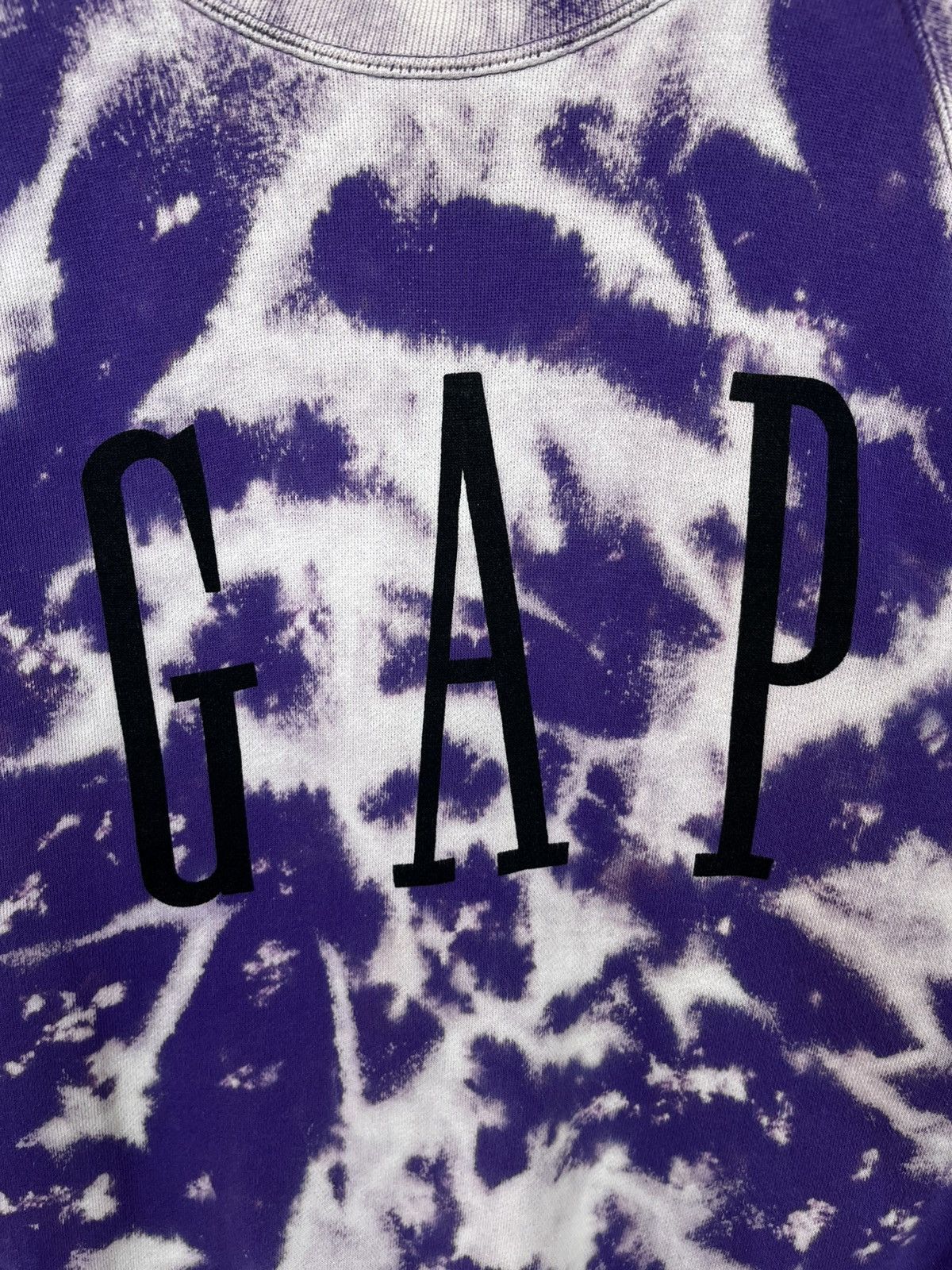 Vintage Vintage 90s Bleached Gap Sweatshirt Size L / US 10 / IT 46 - 3 Thumbnail