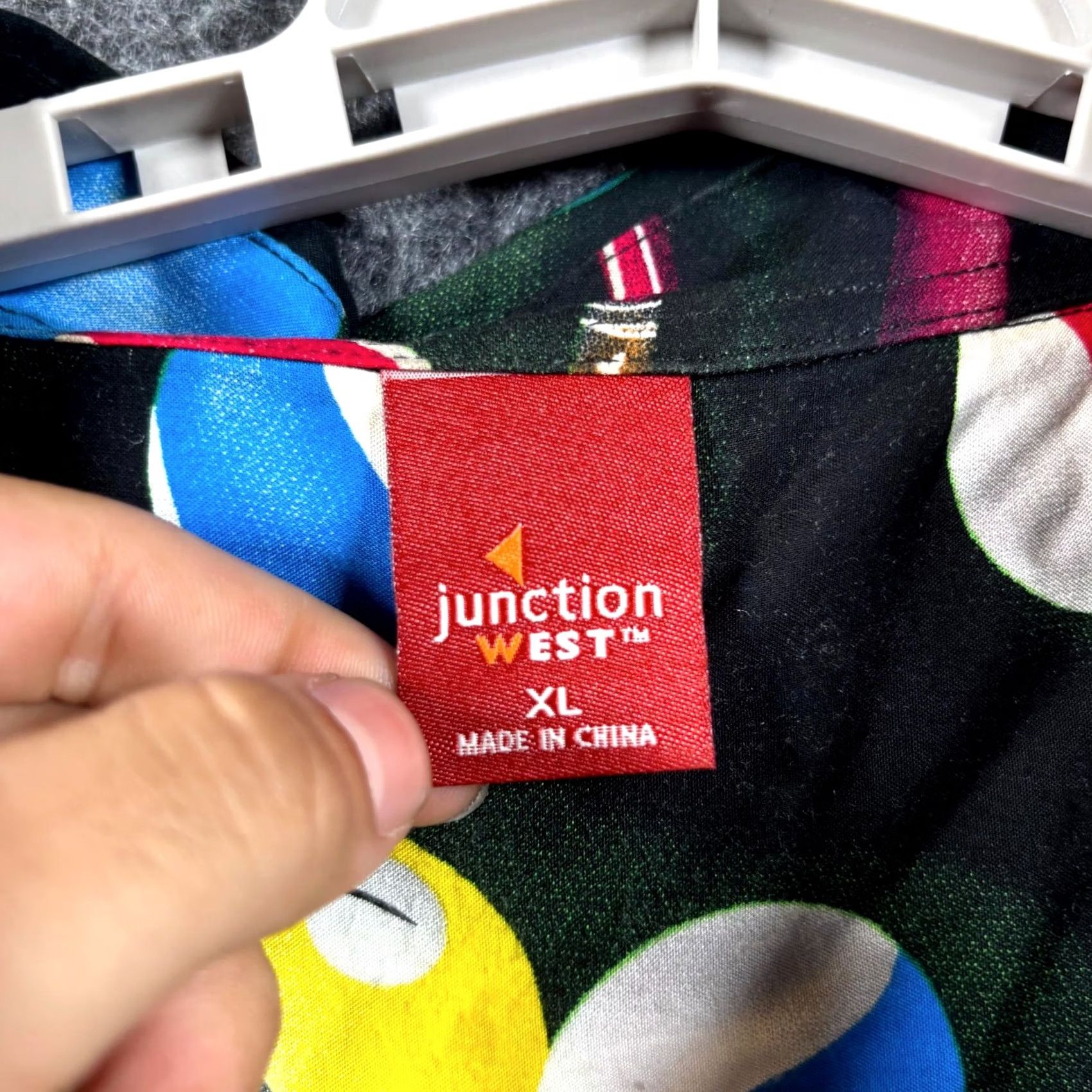 Vintage Vintage Junction West Button-Up Shirt Men’s XL Black Snooker Collared Summer Shirt Size US XL / EU 56 / 4 - 6 Thumbnail