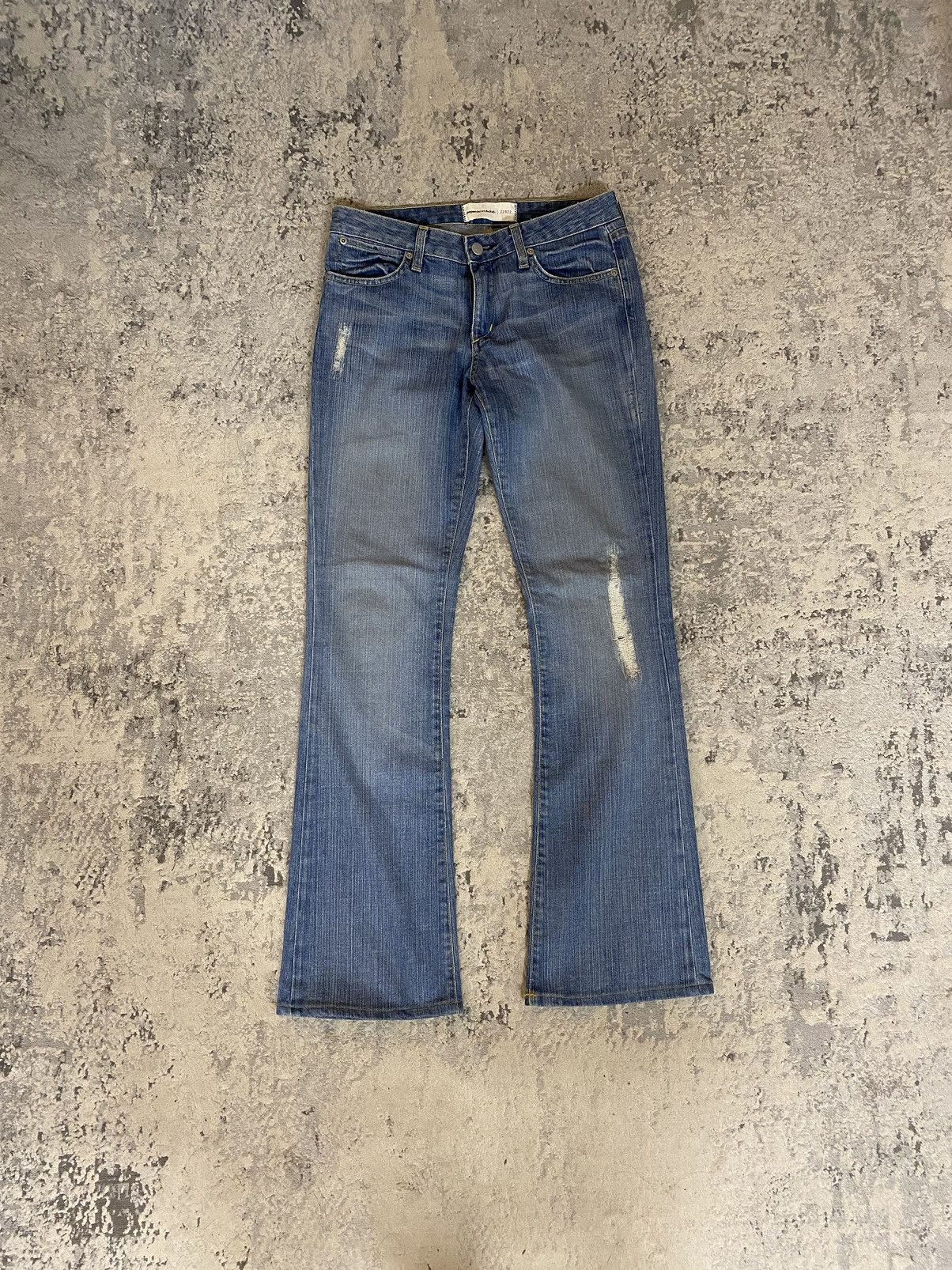 Paper Denim & Cloth Paper Denim Cloth Flared Distressed Jeans | Grailed