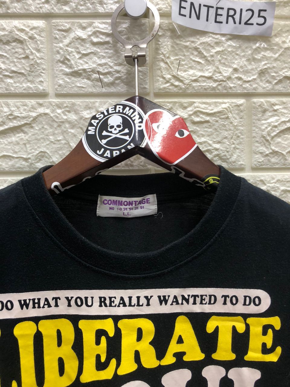 Japanese Brand liberate soul freedom Commontage Vintage Tee Size US L / EU 52-54 / 3 - 9 Thumbnail