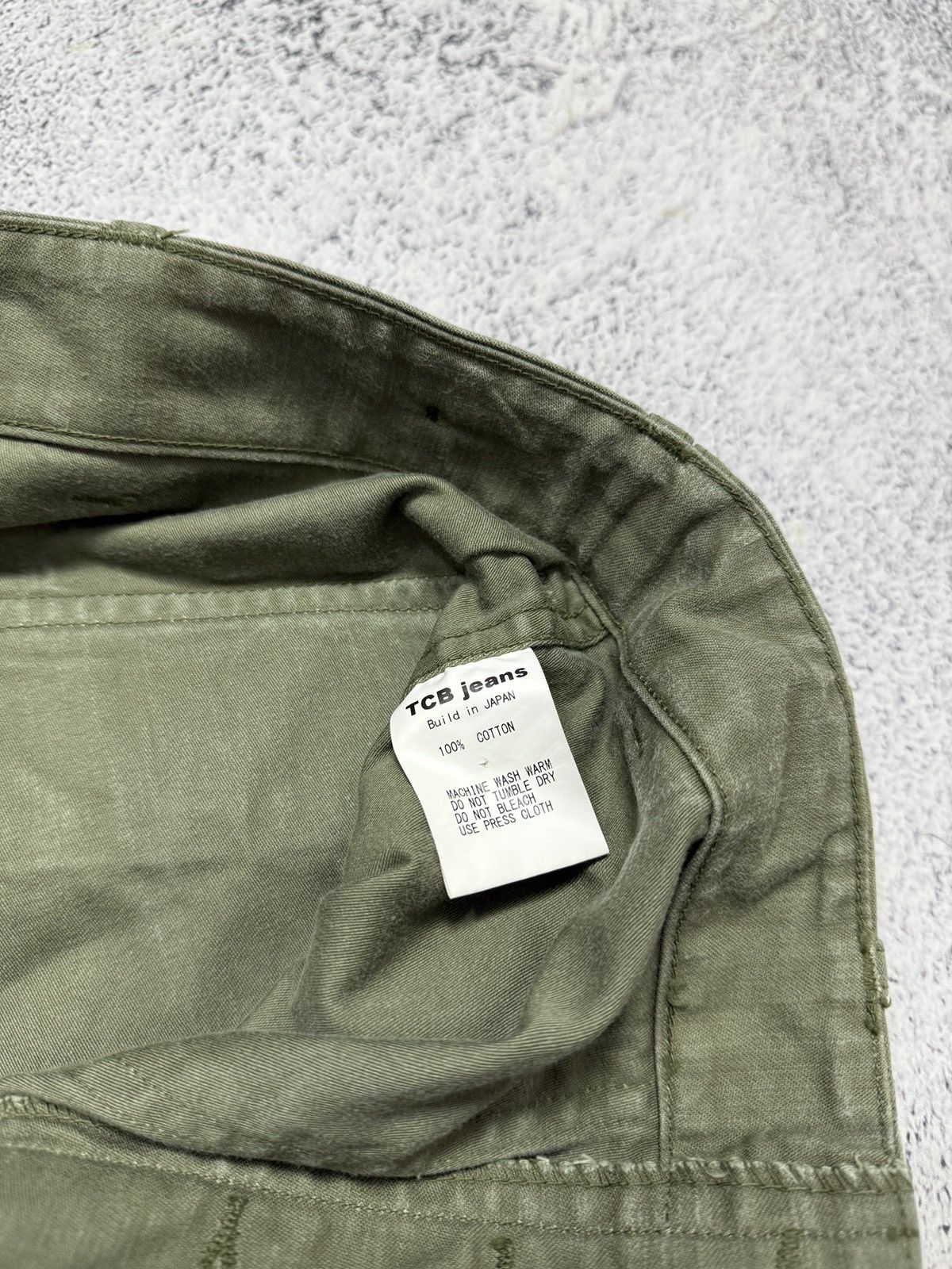 TCB Jeans 🇯🇵 TCB Jeans Japanese Pants Military Style Size US 32 / EU 48 - 9 Thumbnail