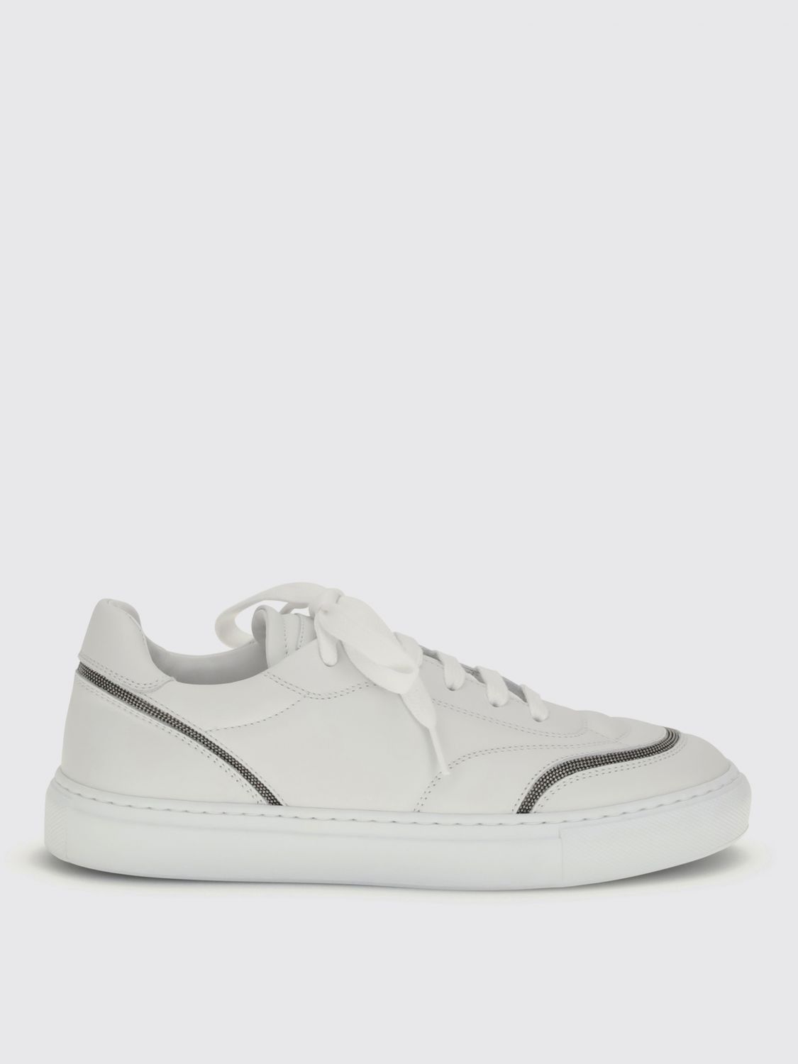 Brunello Cucinelli Brunello Cucinelli Sneakers Woman White Size US 10 / IT 40 - 1 Thumbnail