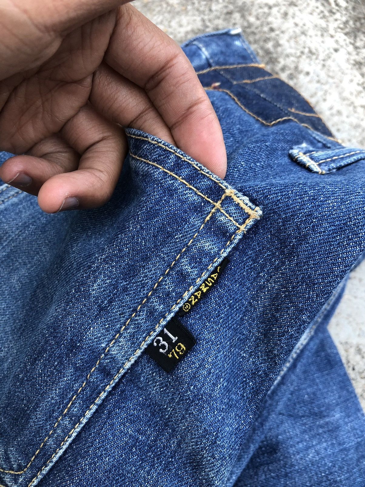Vintage FLARED⚡️⚡️VINTAGE CASMAN BELLBOTTOM DENIM Size US 30 / EU 46 - 5 Thumbnail