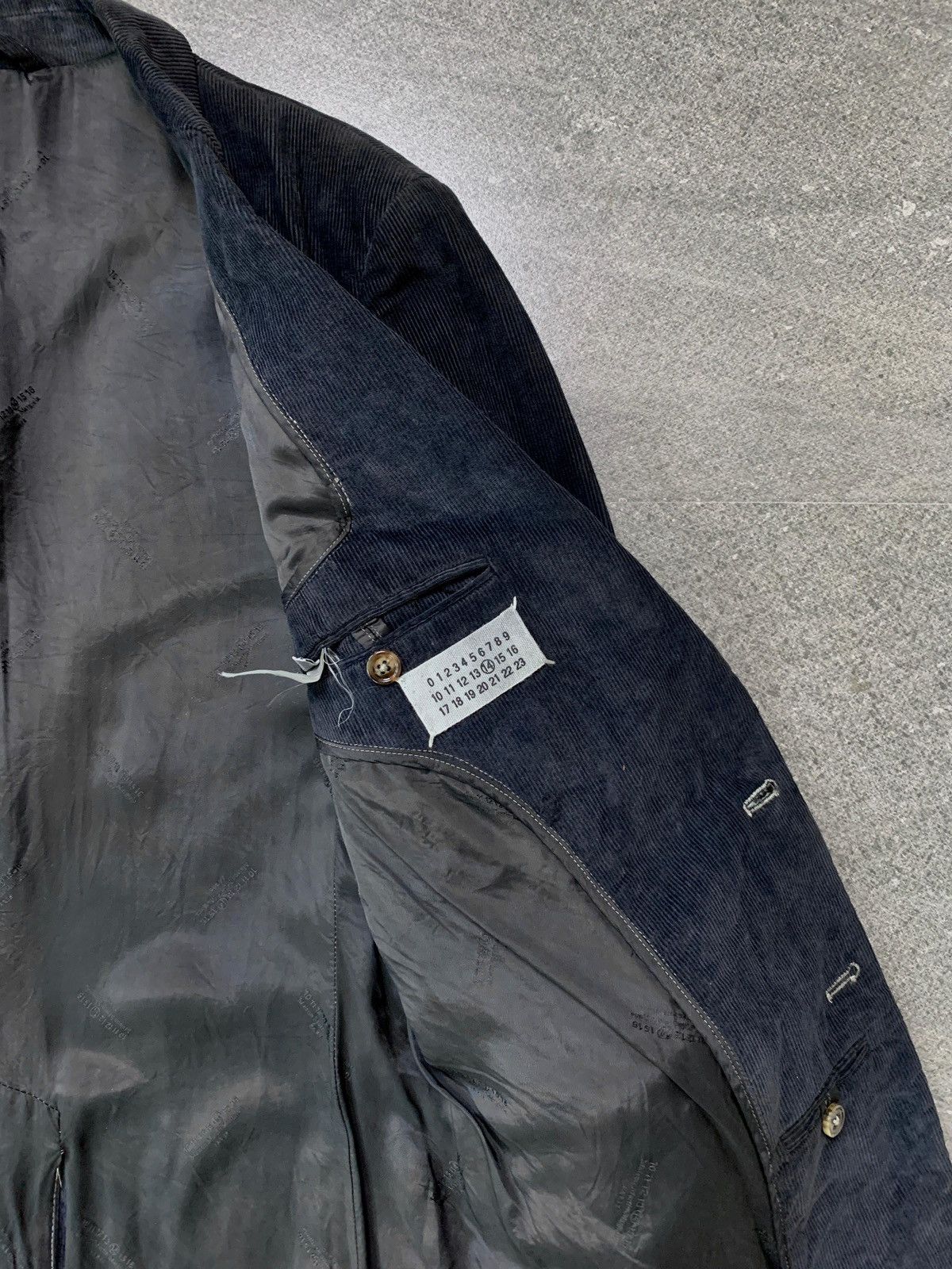Maison Margiela FREE TAX! Line 14 Dyed Corduroy Blazer Jacket Size US M / EU 48-50 / 2 - 7 Thumbnail