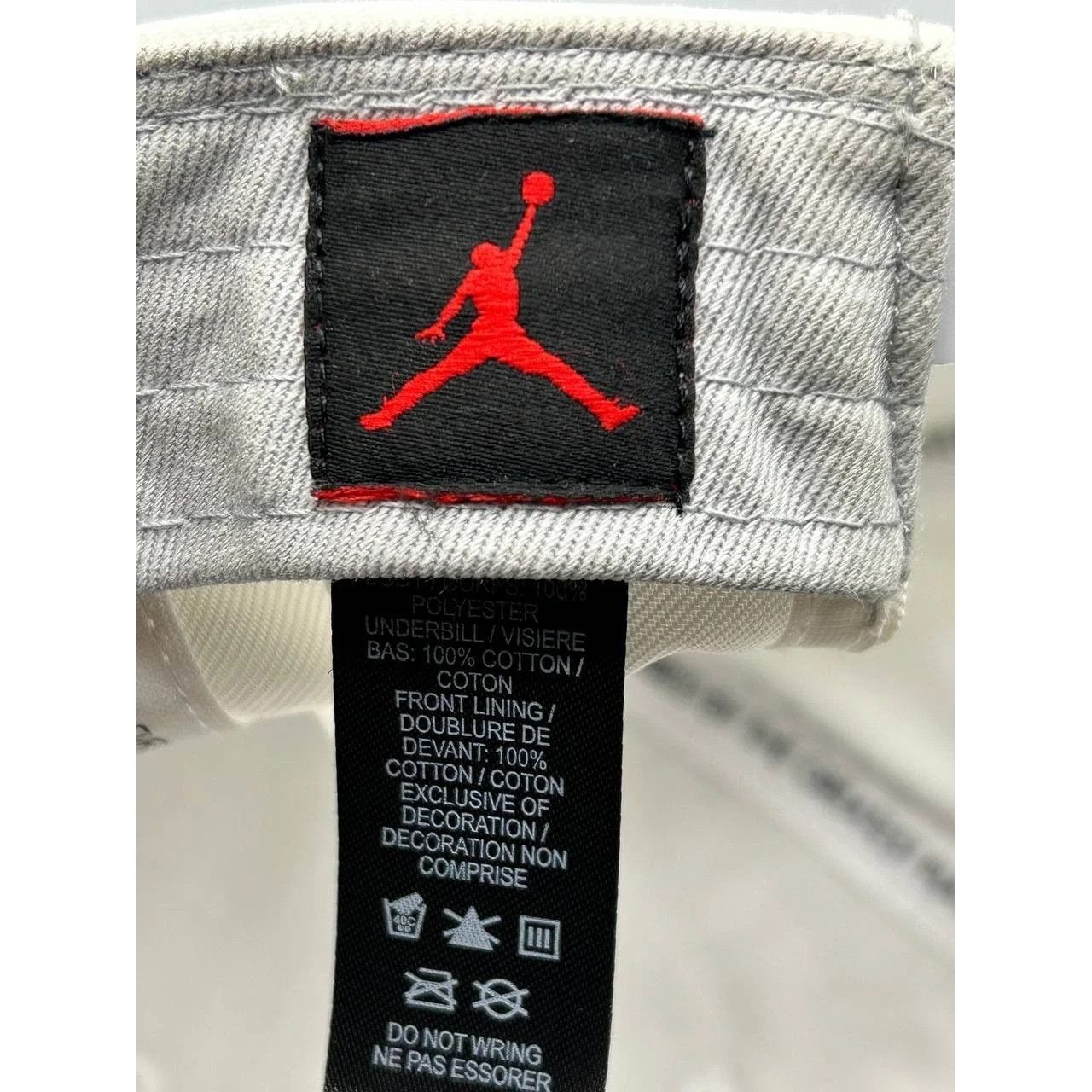 Jordan Brand Air Jordan Hat Men Cement Elephant Metal Logo Snap Back Cap Size ONE SIZE - 8 Thumbnail