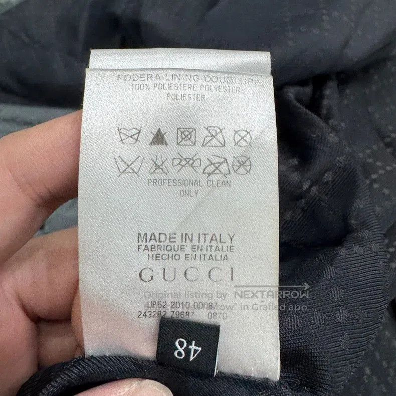Gucci Gucci Leather Paneled Bomber Jacket. Size US M / EU 48-50 / 2 - 6 Thumbnail