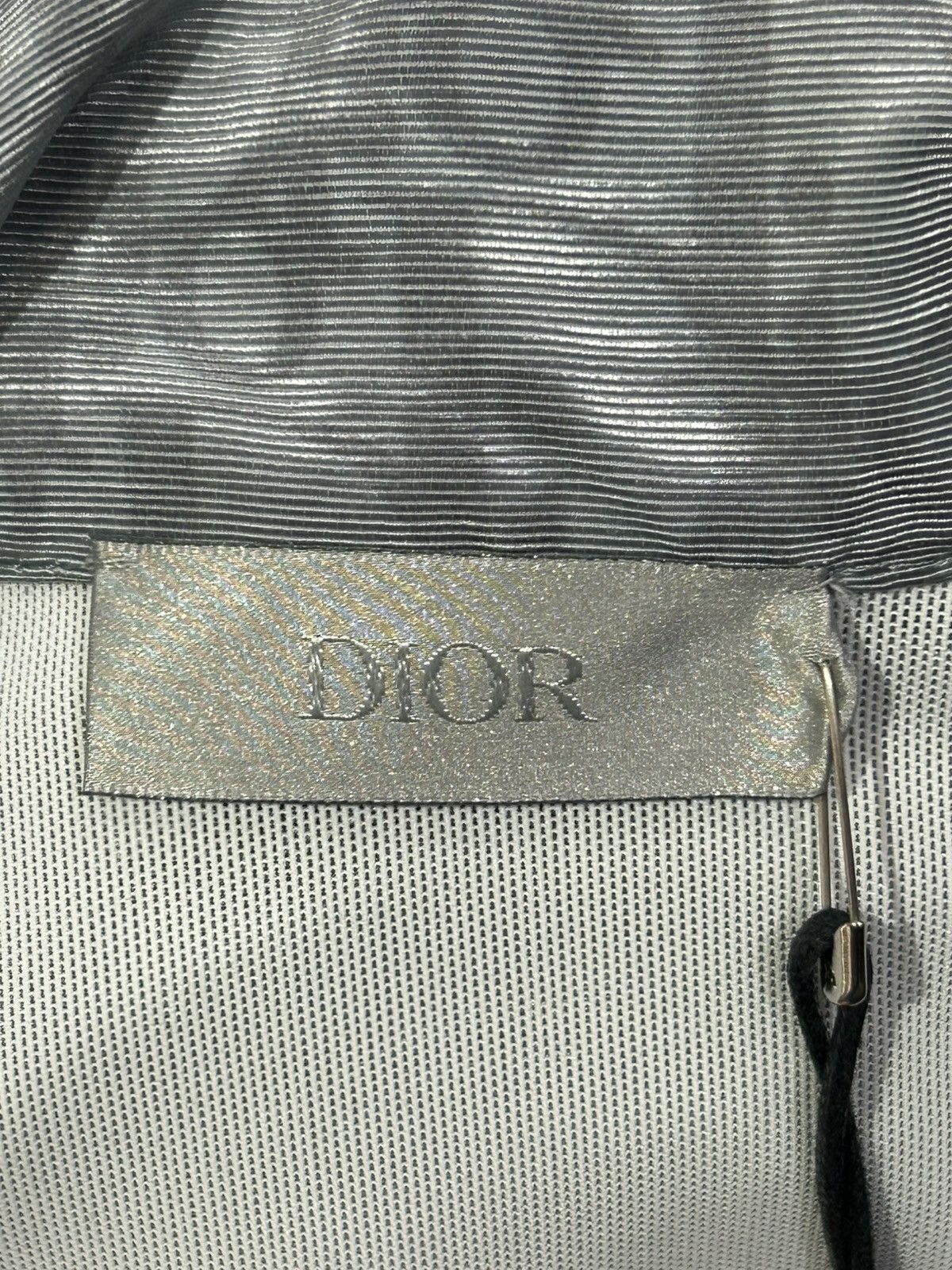 Dior Dior Homme Grey and White Oblique Hooded Anorak Jacket Size US XXL / EU 58 / 5 - 6 Thumbnail