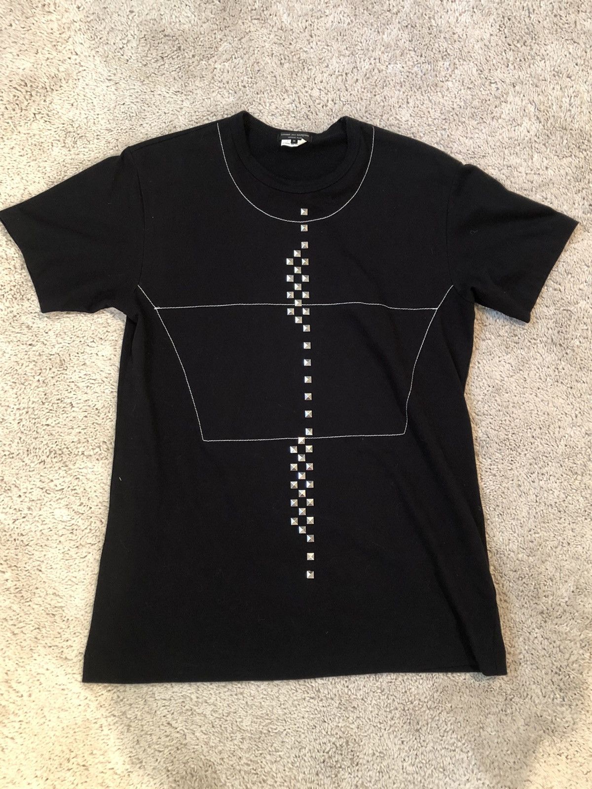 image of Comme Des Garcons x Comme Des Garcons Homme Plus Comme Des Garçons Homme Plus Ad 2012 Studded Tee i