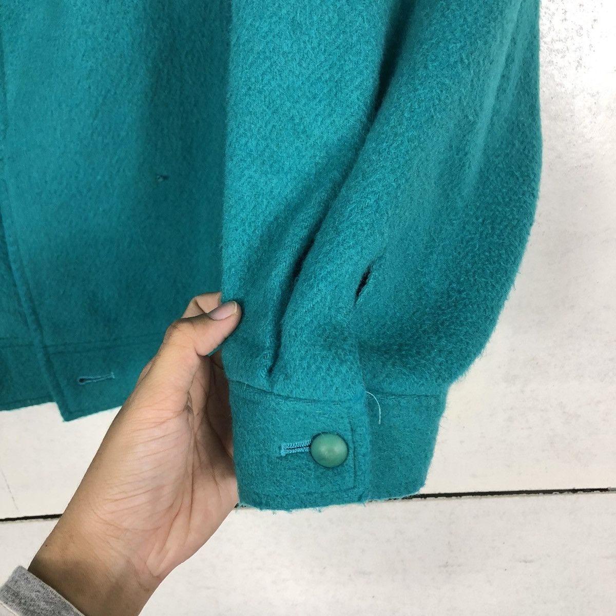 Japanese Brand 🔥VINTAGE WOOL BOMBER JACKET LOVE MODOCC SPORTS Size US M / EU 48-50 / 2 - 15 Thumbnail