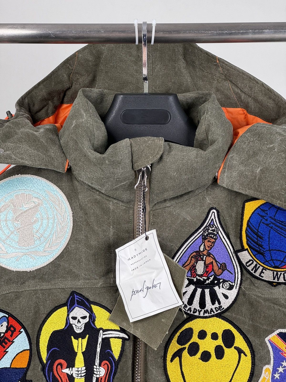 READYMADE Rare*Brand New Patches Work Down Jacket READYMADE Size US S / EU 44-46 / 1 - 3 Thumbnail