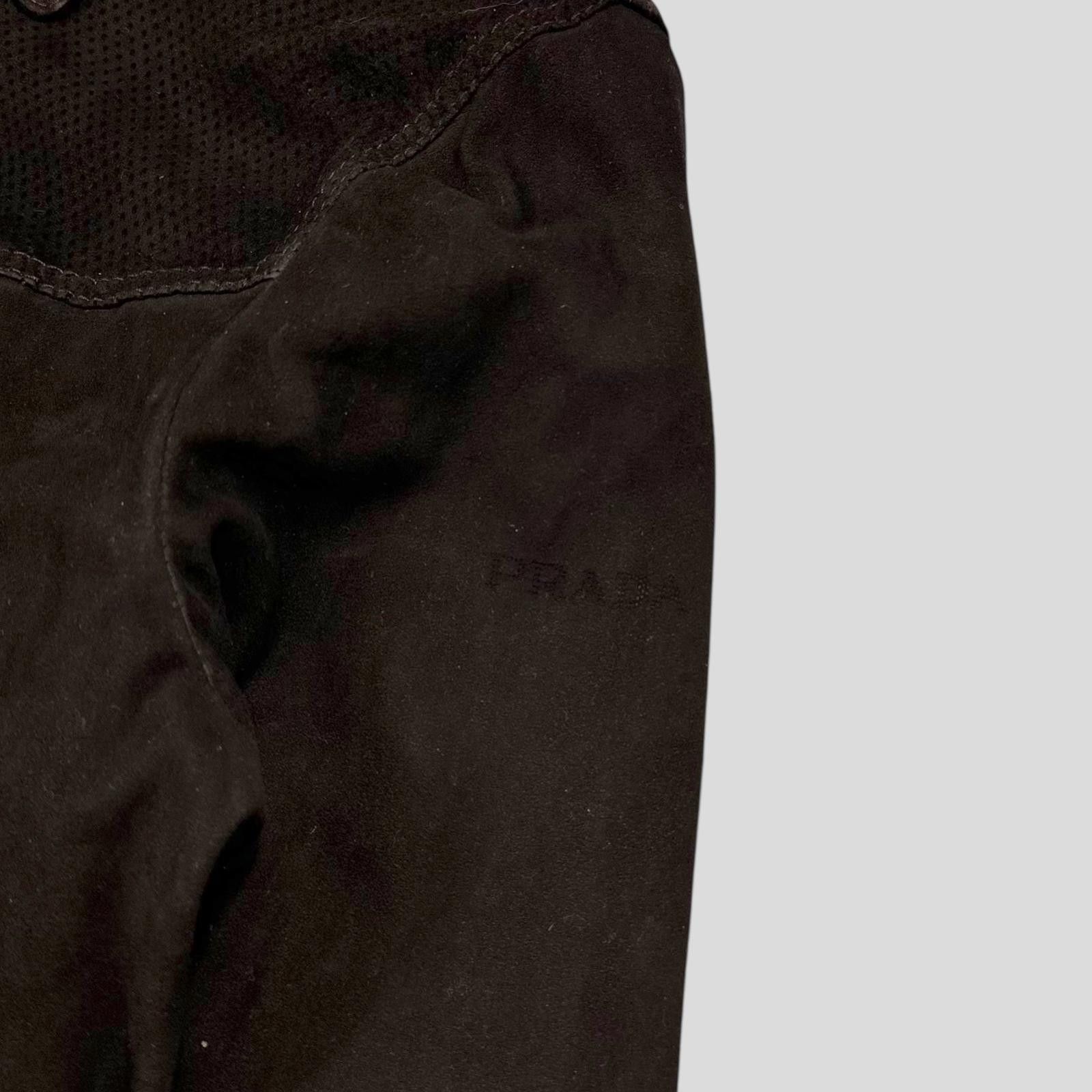 Prada Prada Sport 2006 Leather Suede Perforated Western Jacket - M Size US M / EU 48-50 / 2 - 4 Thumbnail