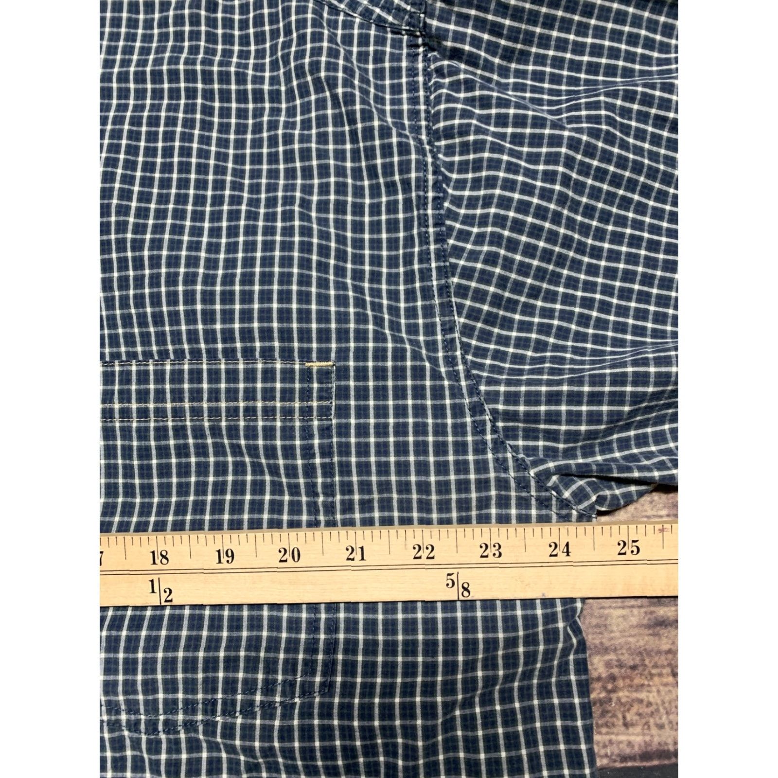 Vintage Tommy Jeans Long Sleeve Shirt Mens XL Blue Plaid Button-Down Pocket 90s Style Regular Fit Size US XL / EU 56 / 4 - 5 Thumbnail