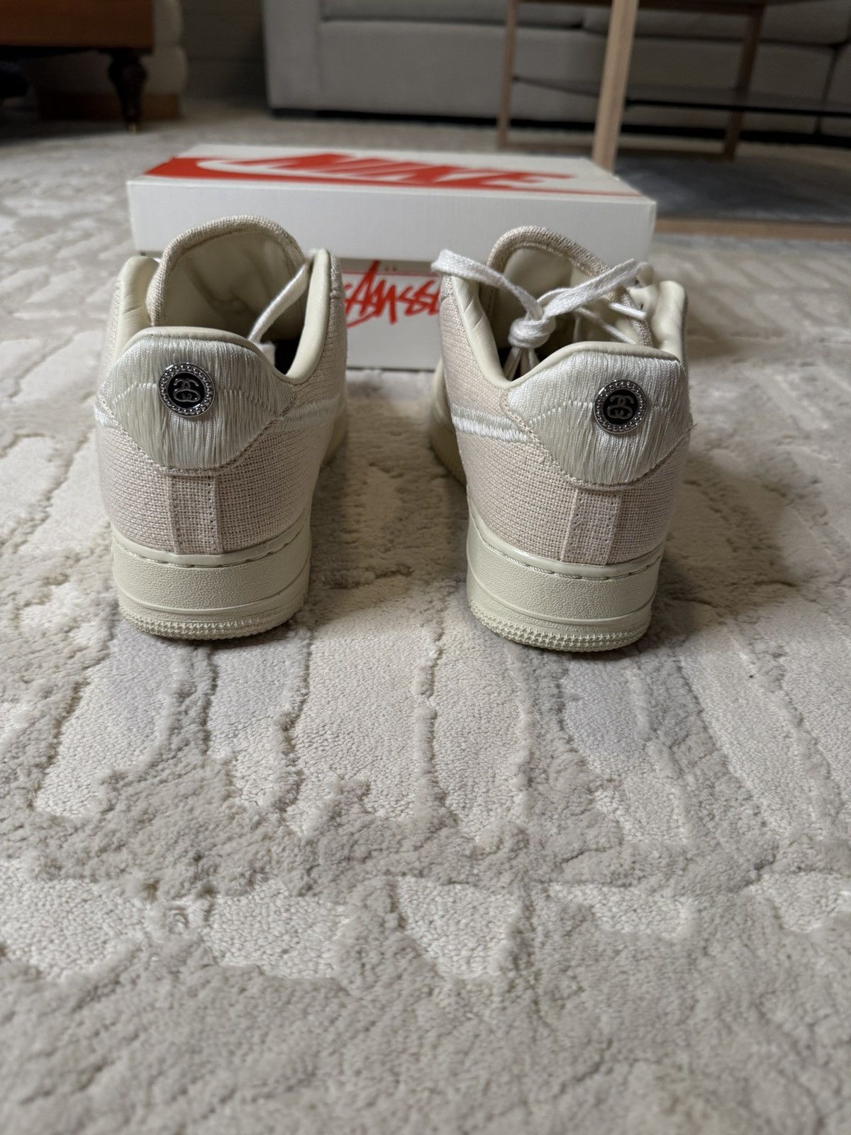 Nike × Stussy Stussy x Nike Air Force 1 Low “Fossil” Size US 10 / EU 43 - 5 Thumbnail