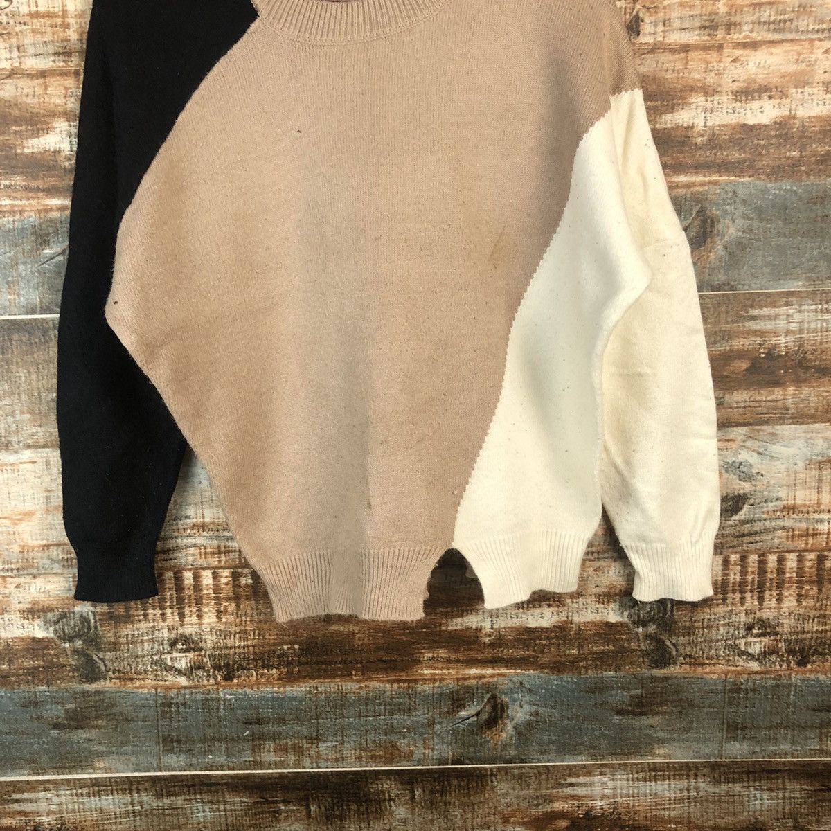 Homespun Knitwear × Japanese Brand DL Japanese Brand Beige Knitwear #C677 Size M / US 6-8 / IT 42-44 - 3 Thumbnail