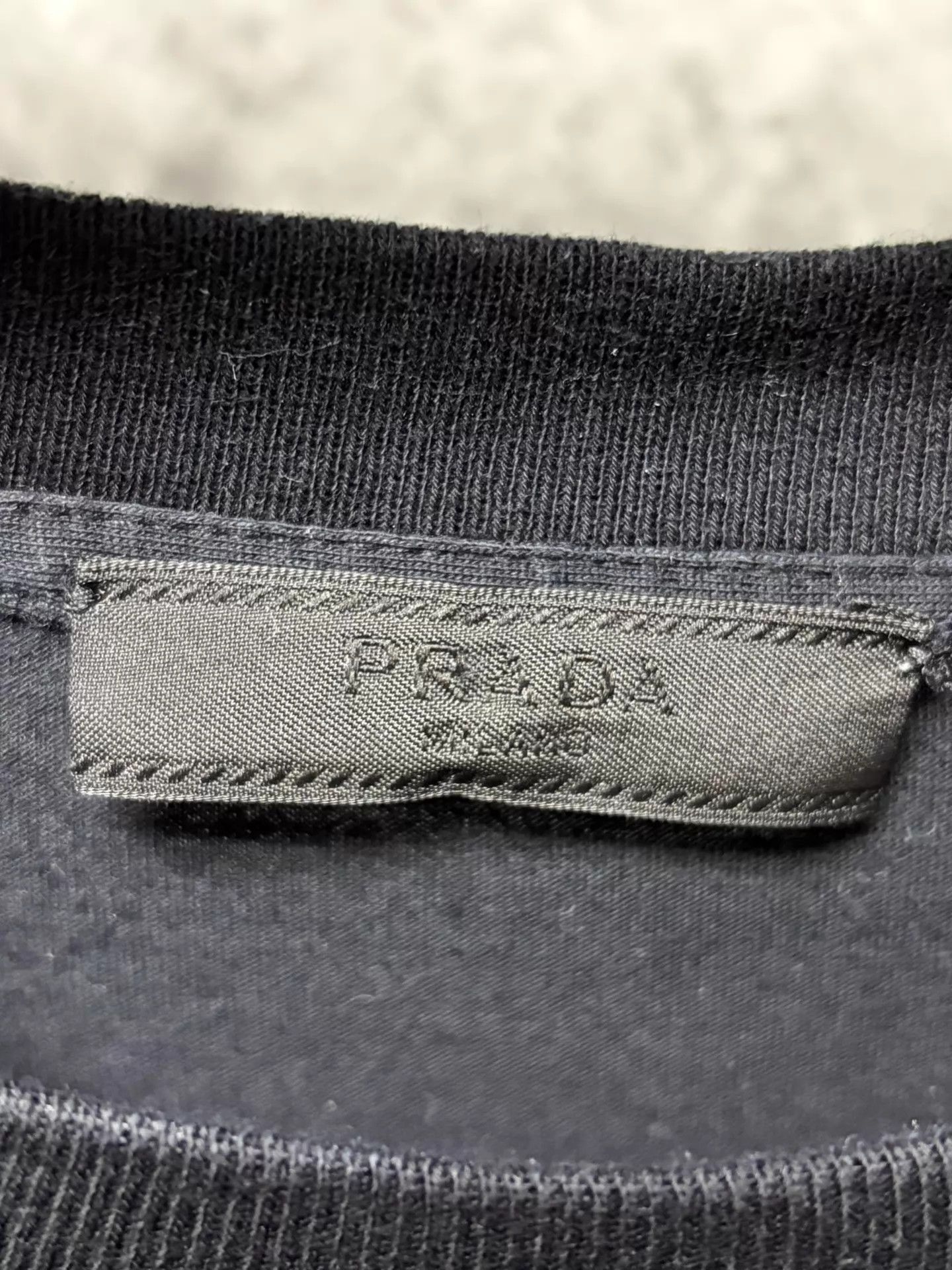 Prada Prada Short Sleeve T-Shirt M Black Size US M / EU 48-50 / 2 - 3 Thumbnail
