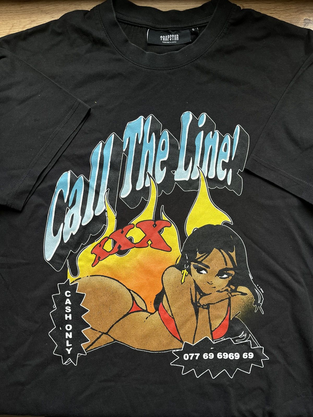 Trapstar London Trapstar Call The Line nudie girl t-shirt sex tee Size US S / EU 44-46 / 1 - 11 Thumbnail