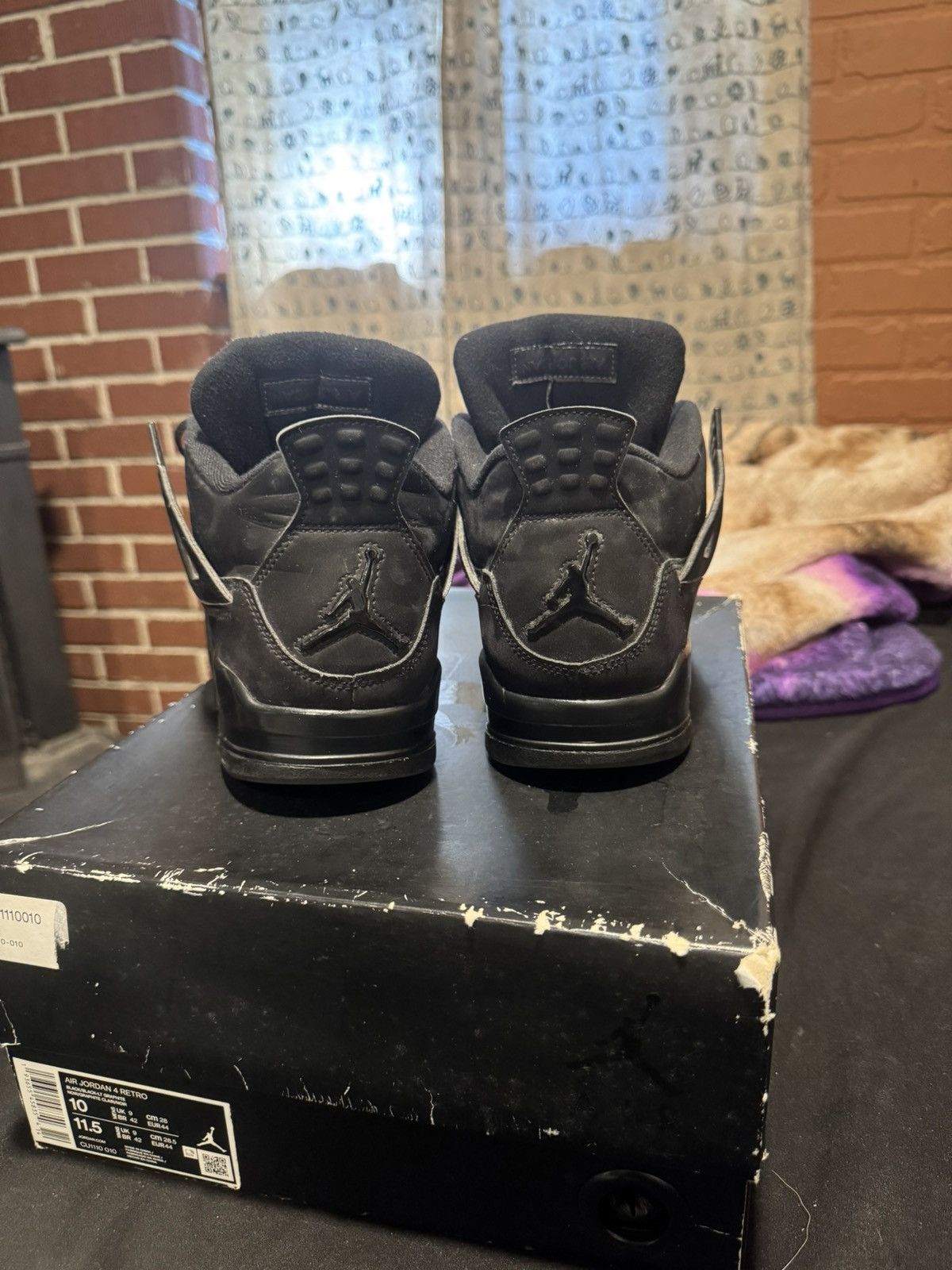 Jordan Brand Retro Jordan 4 Black Cat Size US 10 / EU 43 - 2 Thumbnail