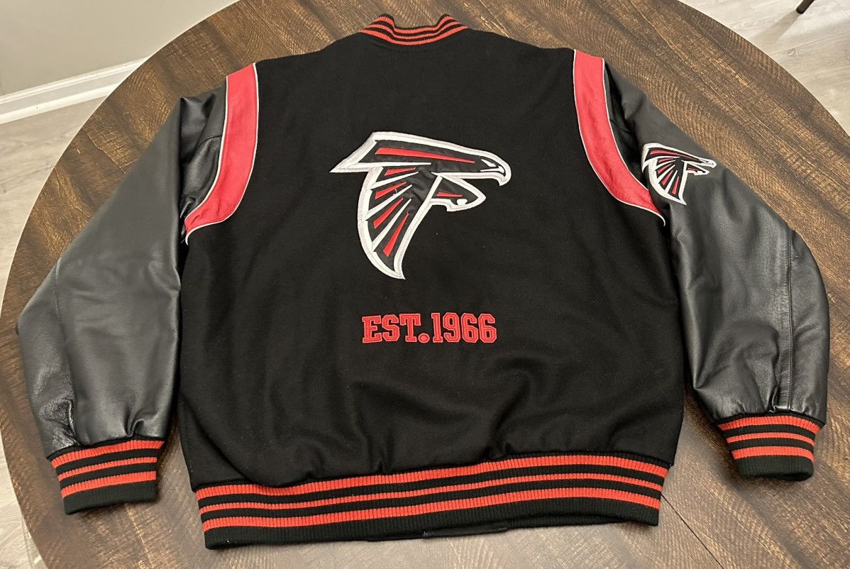 NFL NFL Atlanta Falcons Wool Leather Reversible Jacket-Size LRG Size US L / EU 52-54 / 3 - 1 Thumbnail