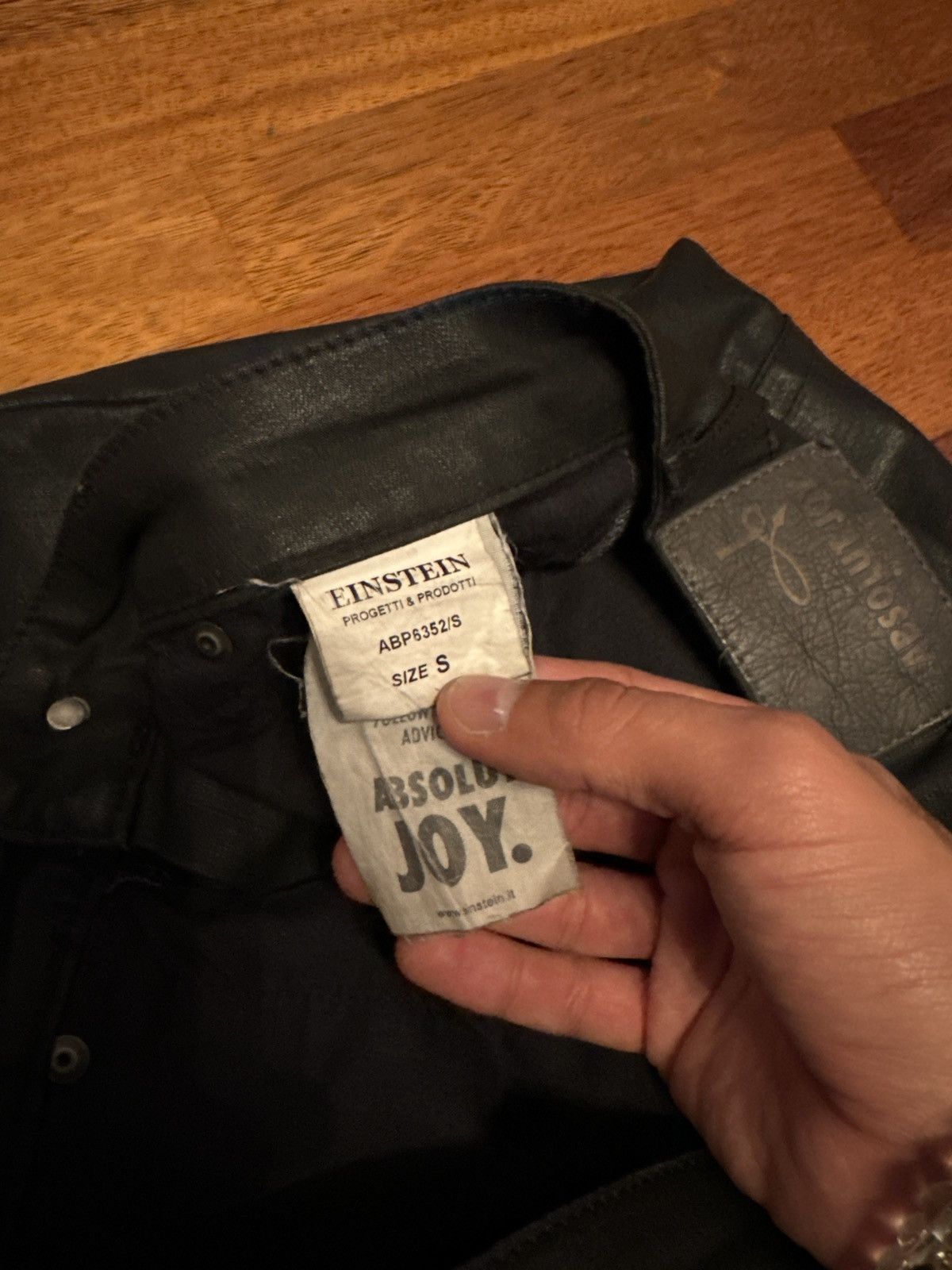 Absolut Joy Waxed Denim „American Flag“ Jeans Size US 32 / EU 48 - 6 Thumbnail