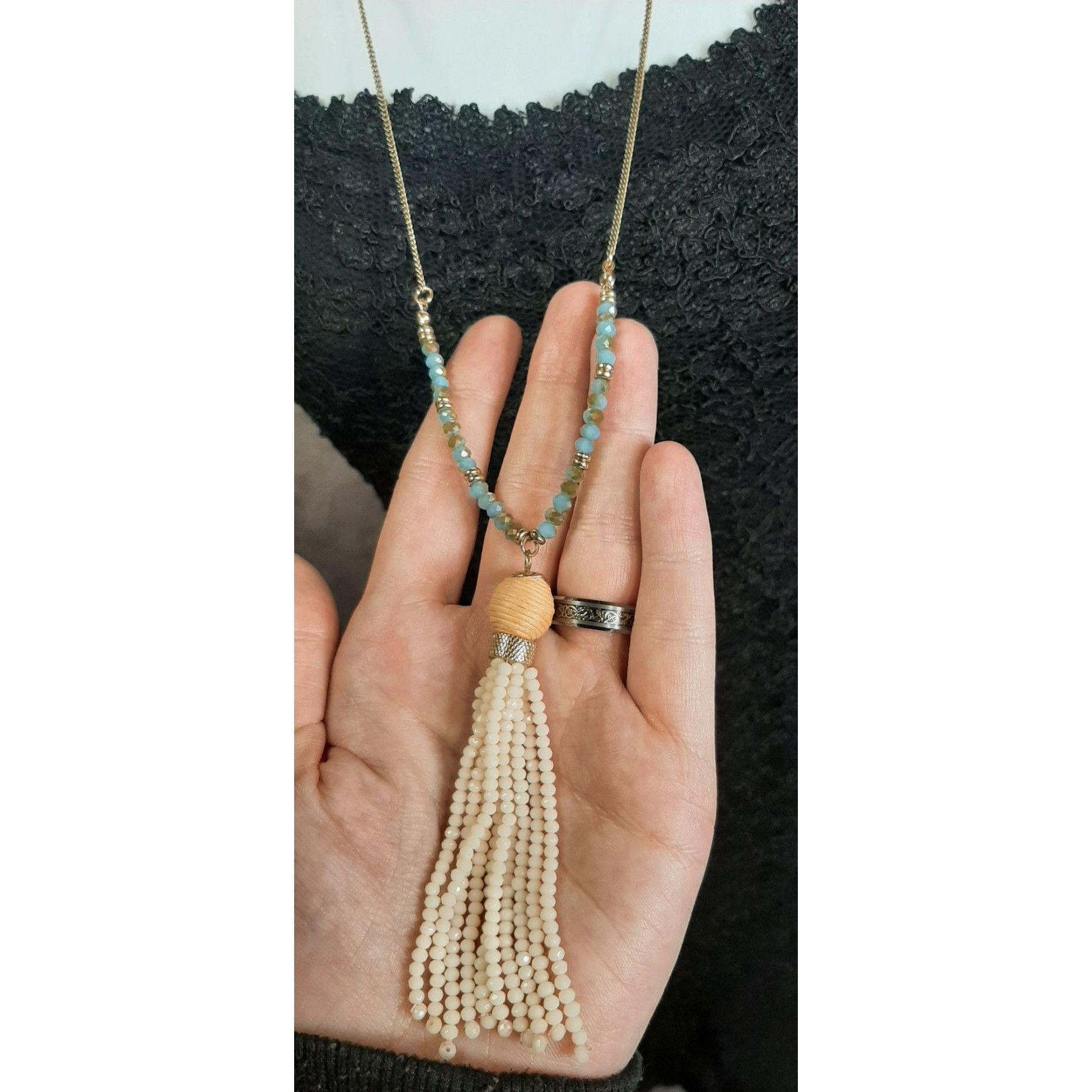 Other Charming Charlie Bohemian Beaded Tassel Necklace Size ONE SIZE - 2 Thumbnail