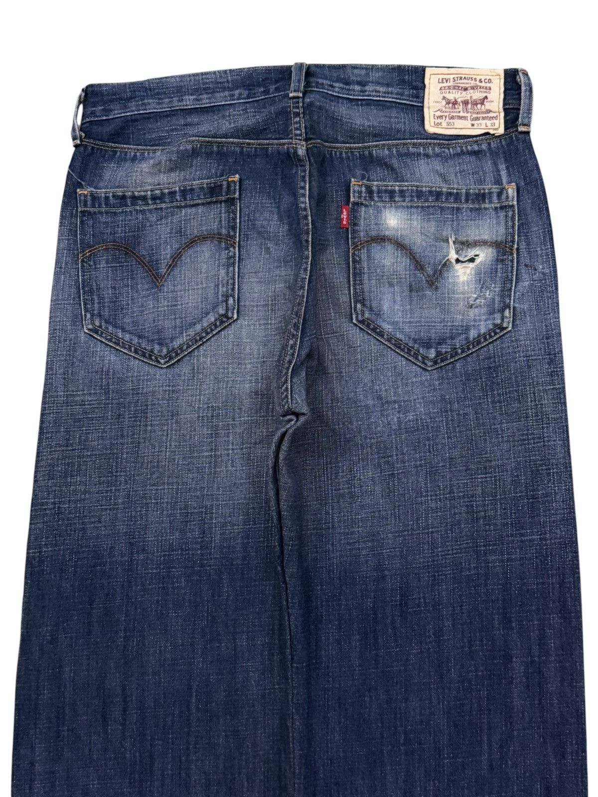 Levi's Vintage Levi’s 553 Japan Denim Jeans | Wide Fit | W32 Size US 32 / EU 48 - 5 Thumbnail