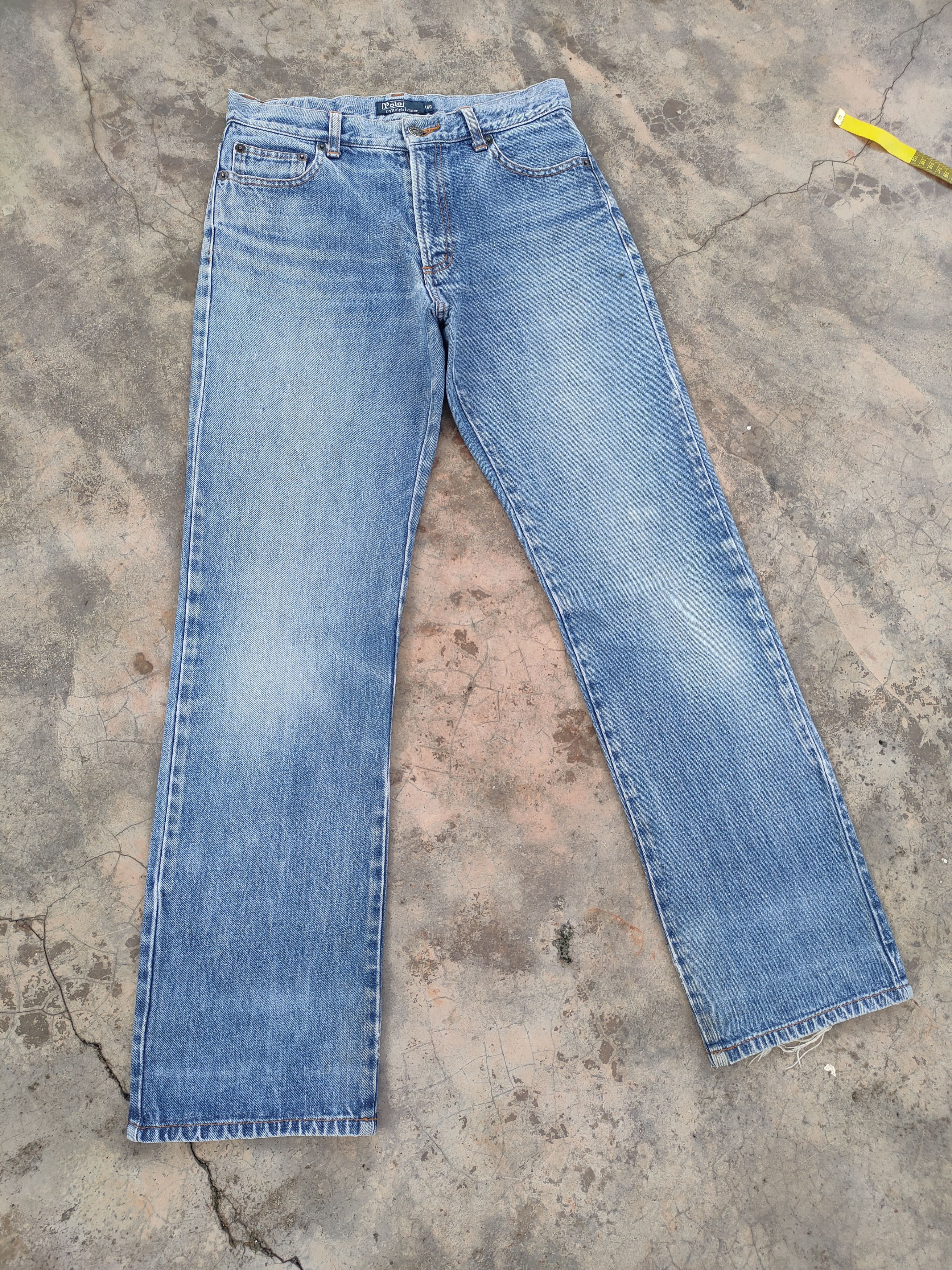 VINTAGE POLO RALPH LAUREN FADED JEANS DENIM PANTS