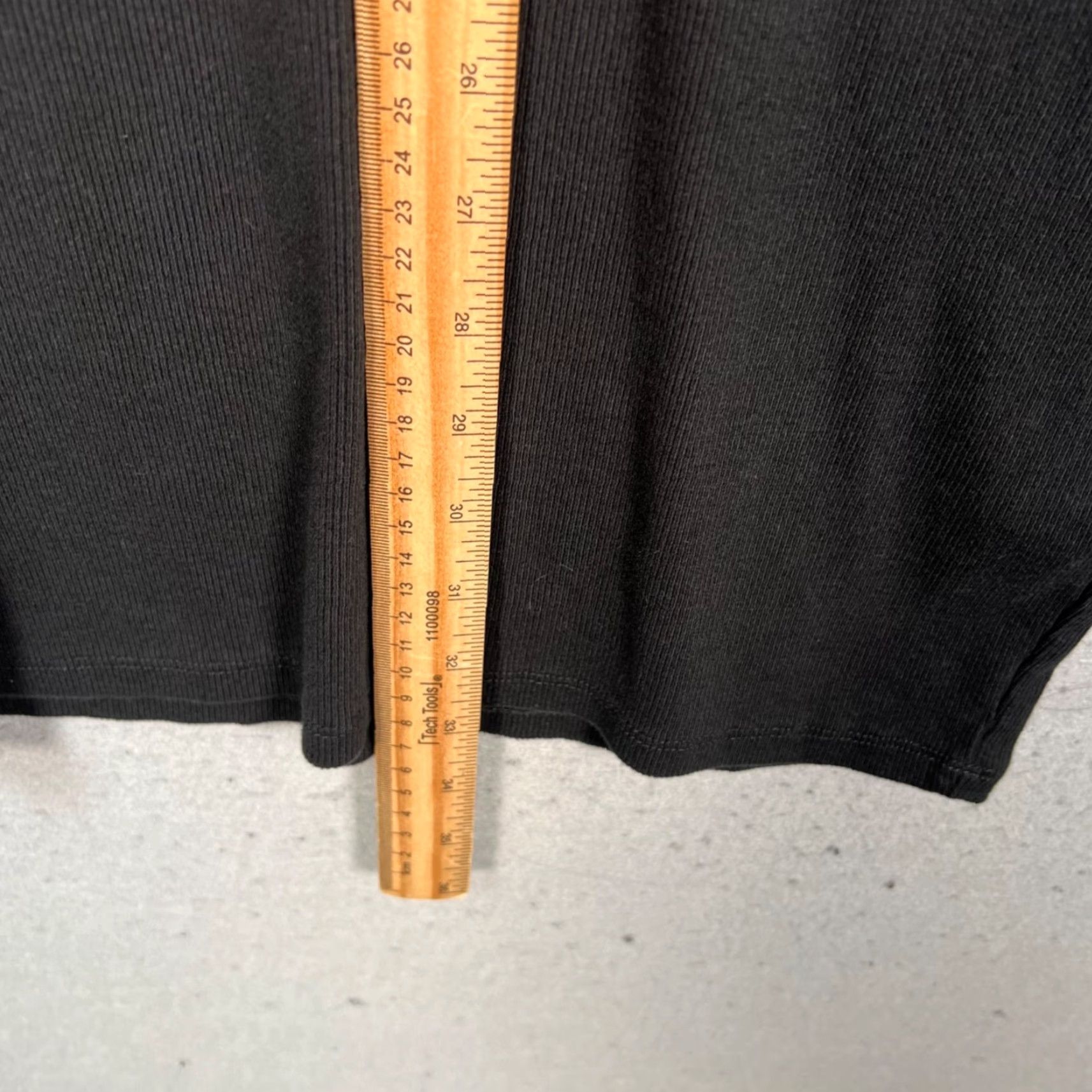 Zara Zara Dress Womens Black Ribbed Vneck Long Sleeve Bodycon M Size M / US 6-8 / IT 42-44 - 6 Thumbnail