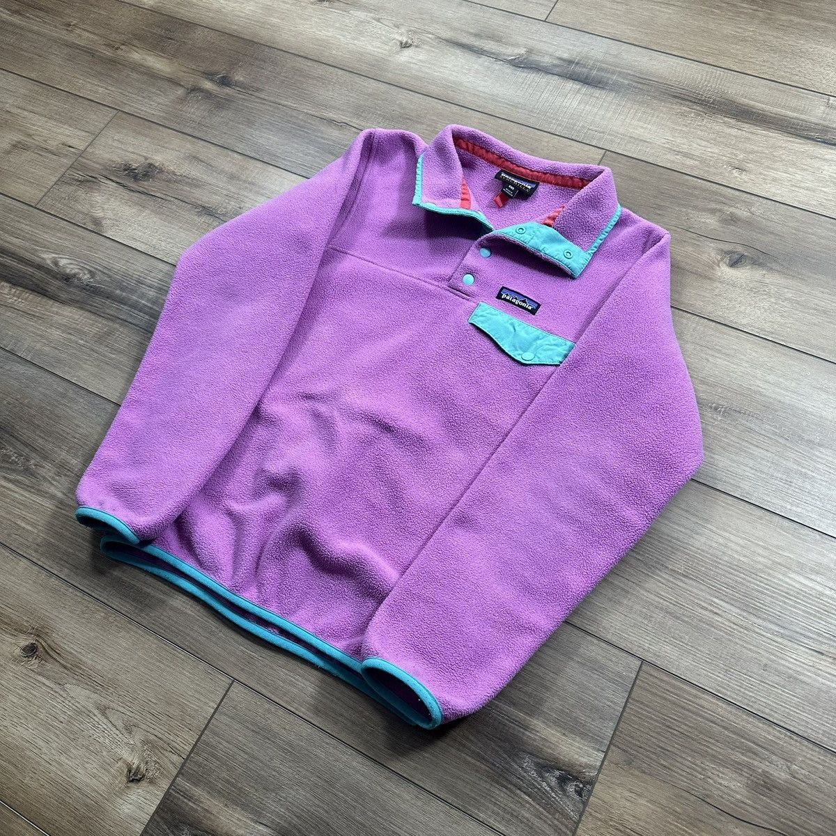 Patagonia Vintage 2000s Patagonia Synchilla Snap Fleece Pullover Size XXS / US 00 / IT 34 - 3 Thumbnail