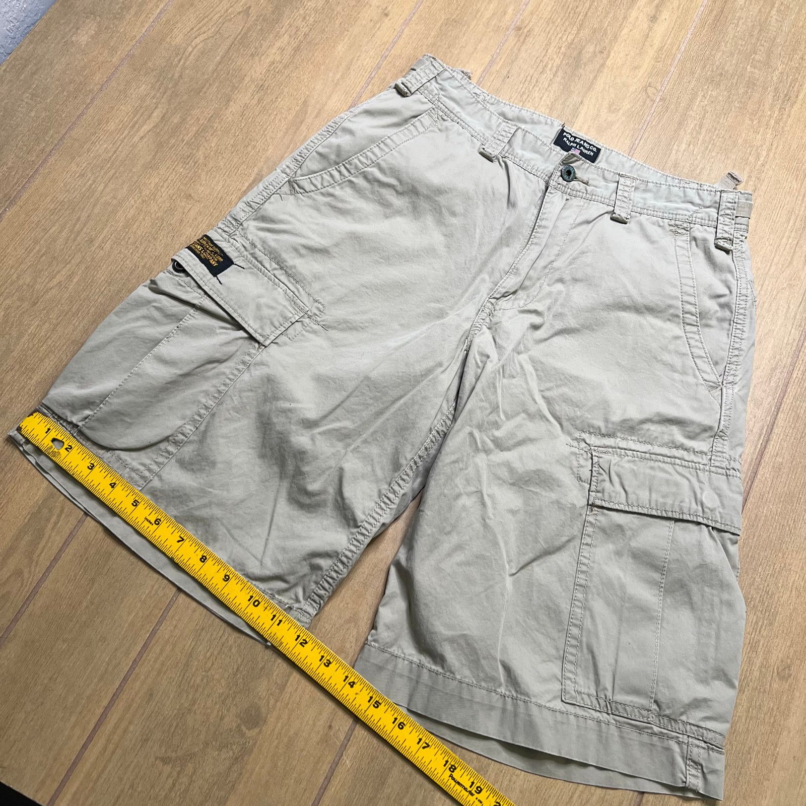 Polo Ralph Lauren Vintage Polo Ralph Lauren Ripstop Cargo Shorts Military 30 Size US 30 / EU 46 - 5 Thumbnail