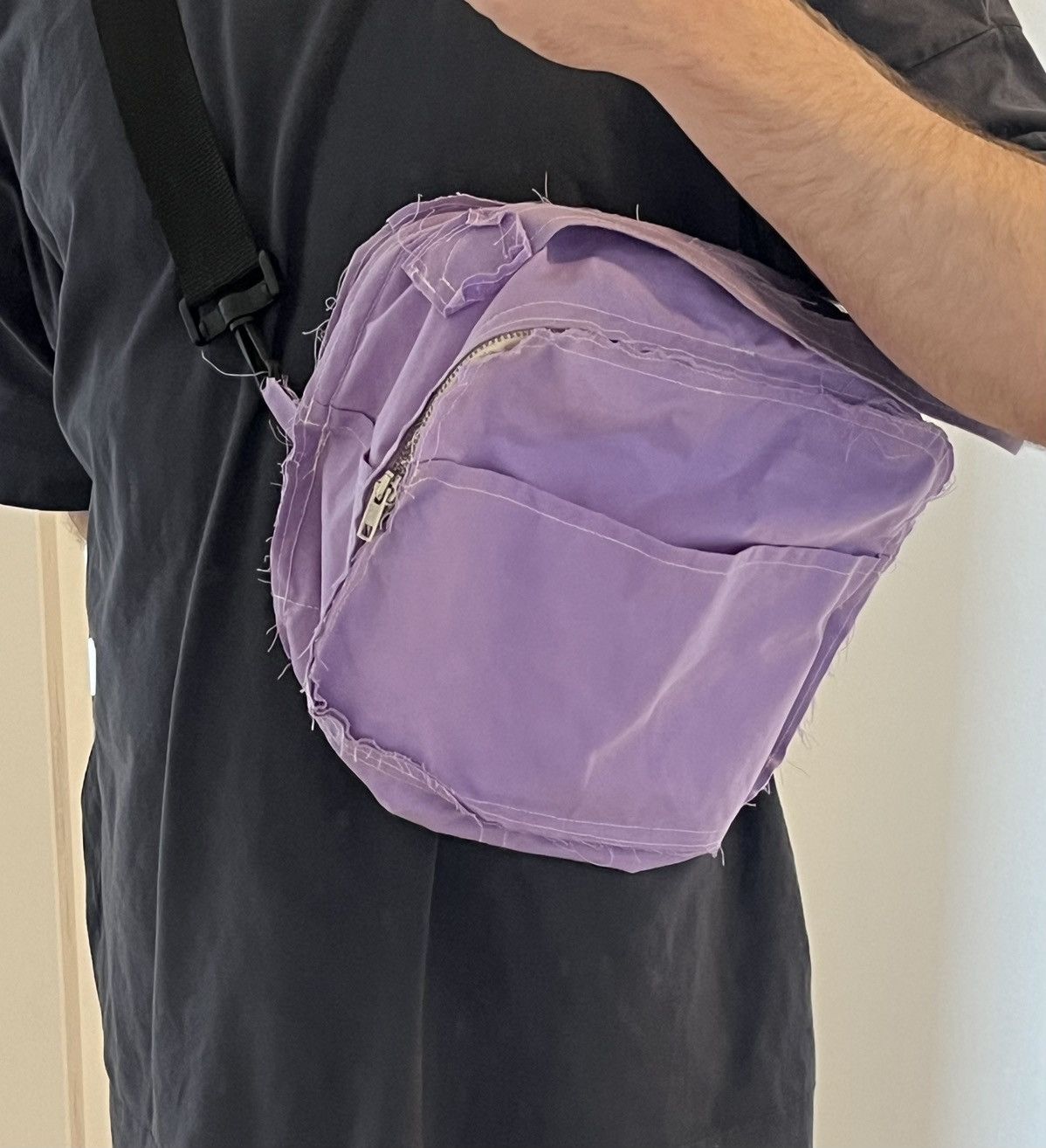 Camiel Fortgens Camiel Fortgens Waxed cotton lilac handbag Size ONE SIZE - 14 Thumbnail