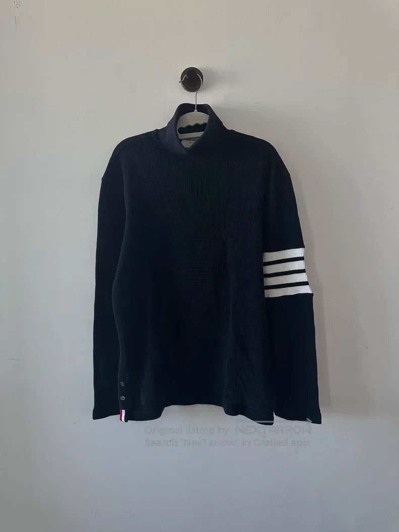 Thom Browne Thom Browne High-Neck Waffle Long Sleeve Size US M / EU 48-50 / 2 - 1 Thumbnail