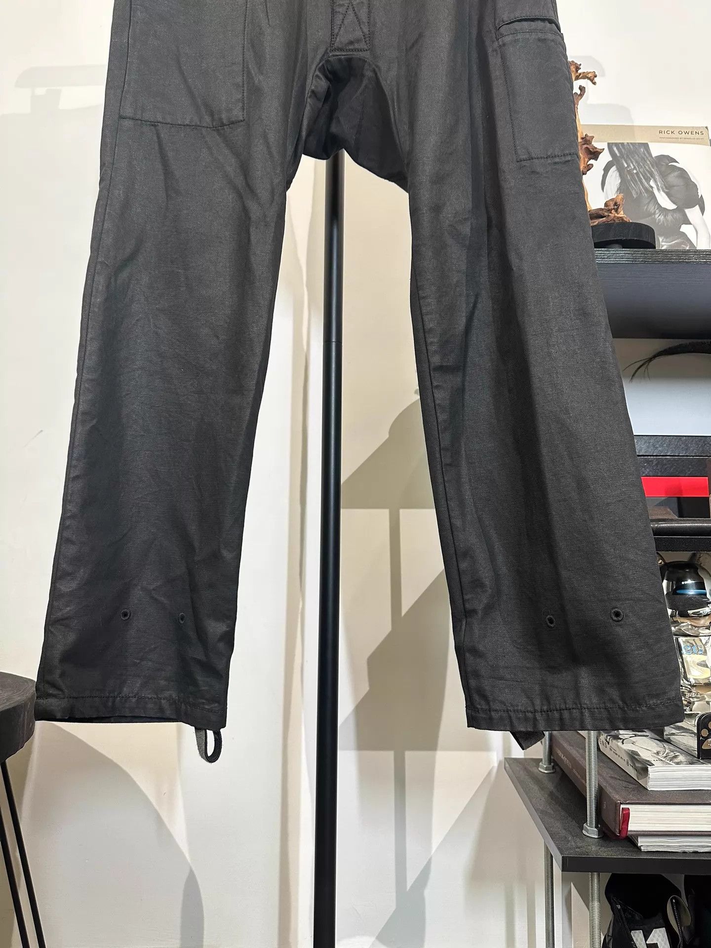 Boris Bidjan Saberi Boris Bidjan Saberi 11by bbs waxed straight-leg pants S Size US 29 - 5 Thumbnail