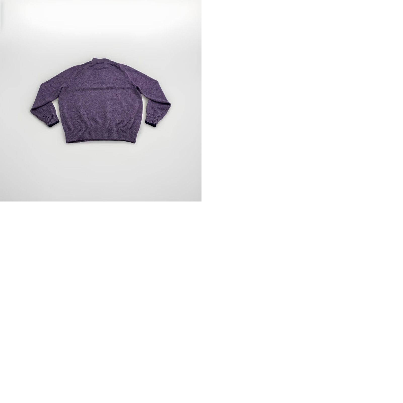 Brooks Brothers Brooks Brothers Extra Fine Merino Wool Purple Knit Quarter Button Men’s Sweater Size US L / EU 52-54 / 3 - 9 Thumbnail