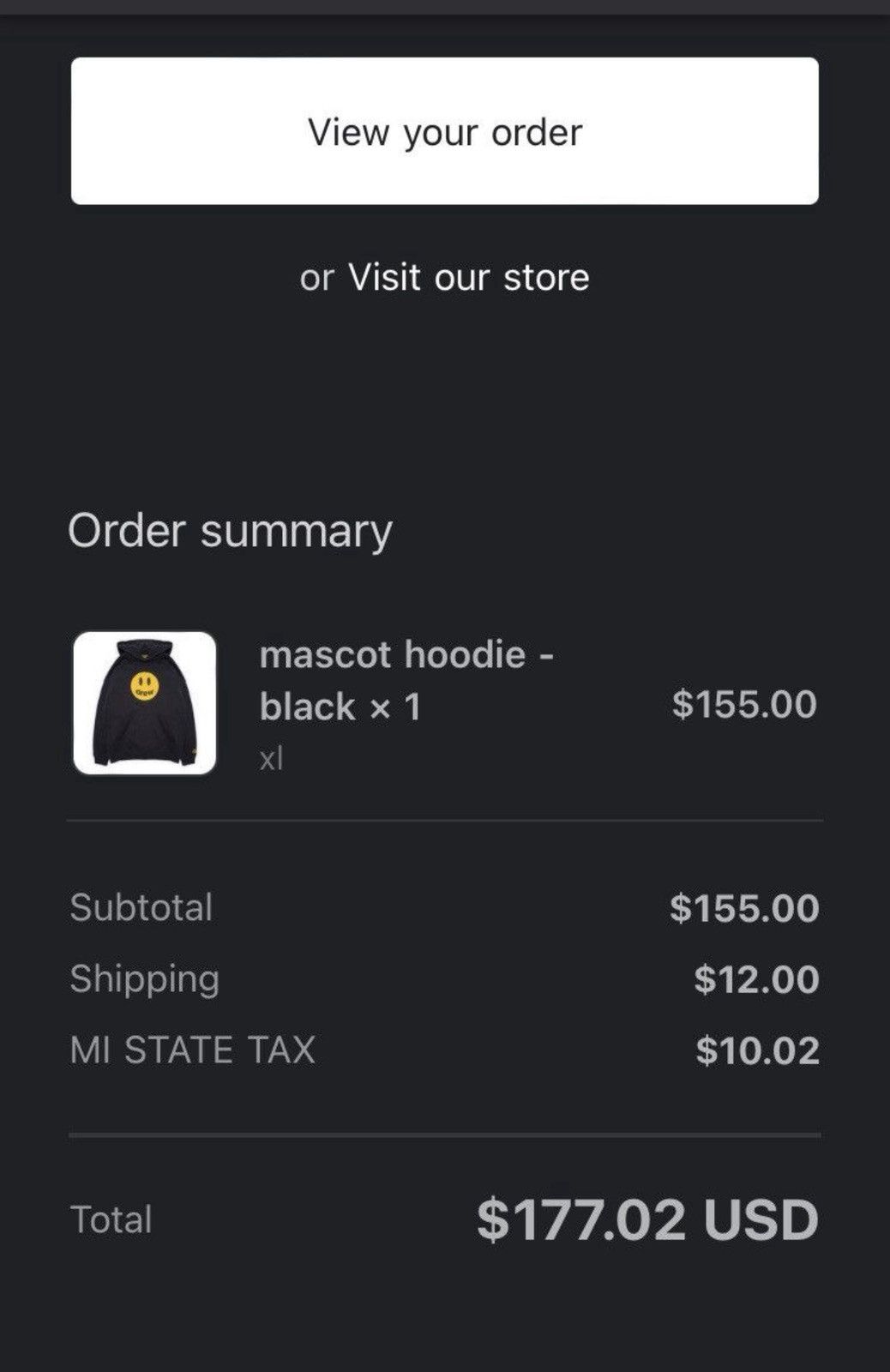Drew House Drew House Mascot Hoodie Size US XL / EU 56 / 4 - 7 Thumbnail