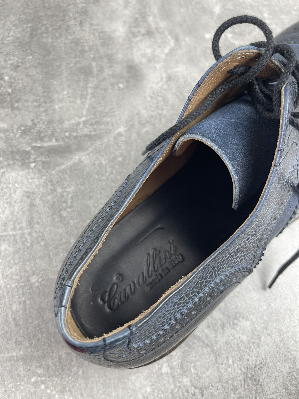 A1923 St. Moritz Leather Avant Garde Brogue Shoes Size US 12 / EU 45 - 10 Thumbnail